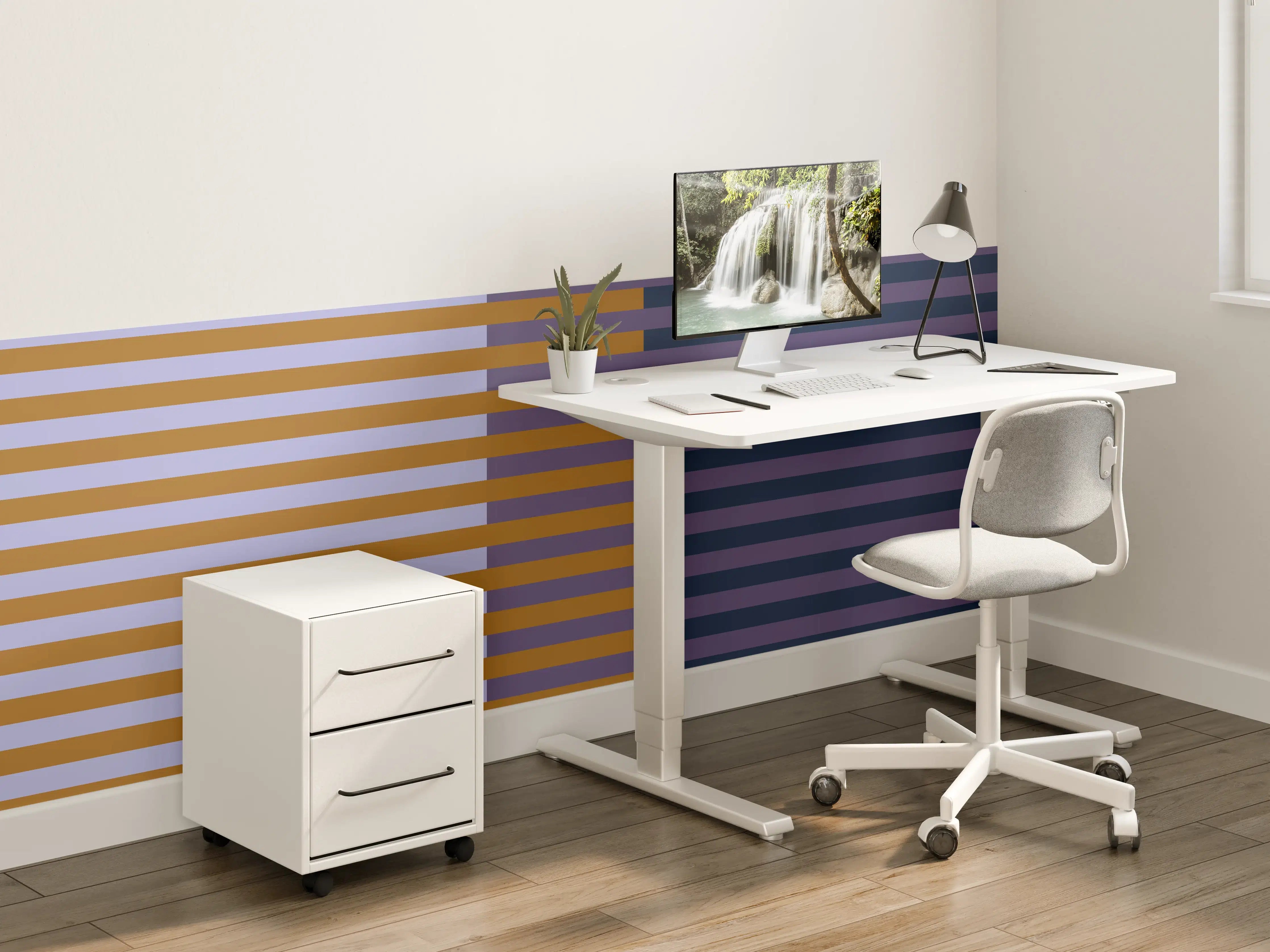 Kinderzimmer Wandgestaltung - The Retros - Multy Stripes - Tyrion