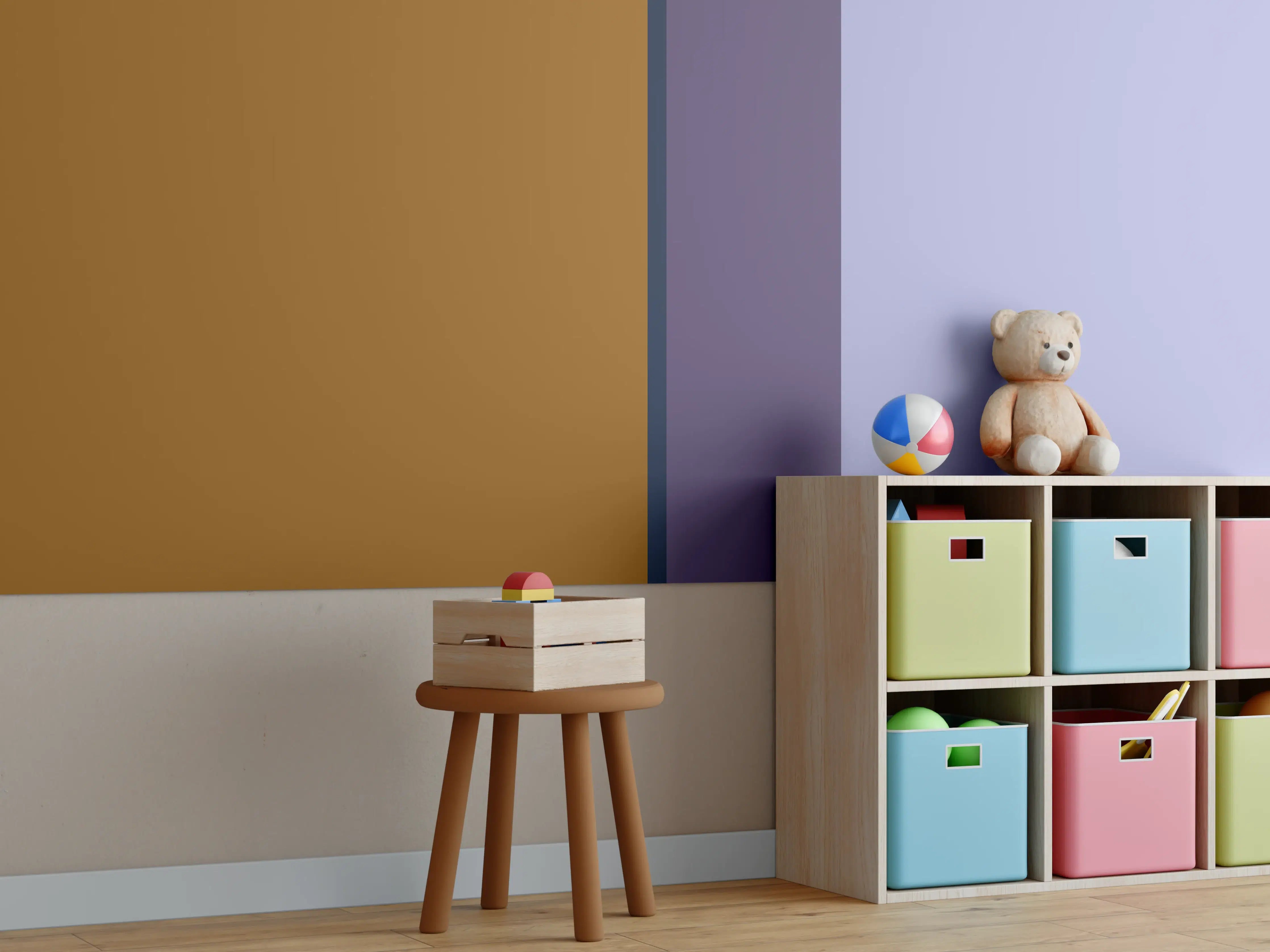 Kinderzimmer Wandgestaltung - The Retros - Vertikal - Tyrion