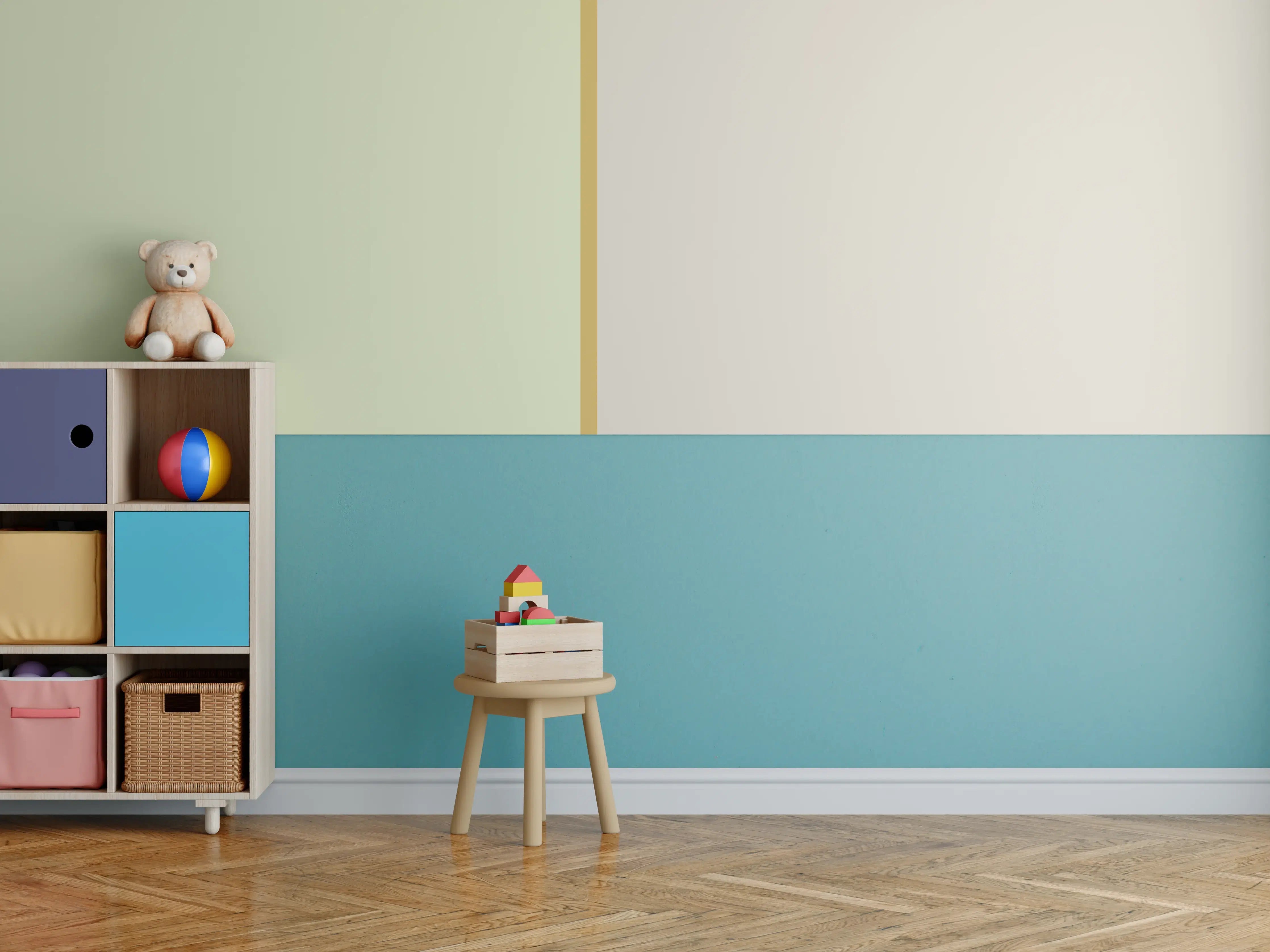 Kinderzimmer Wandgestaltung - The Springs - Easy Vertikal - Birch