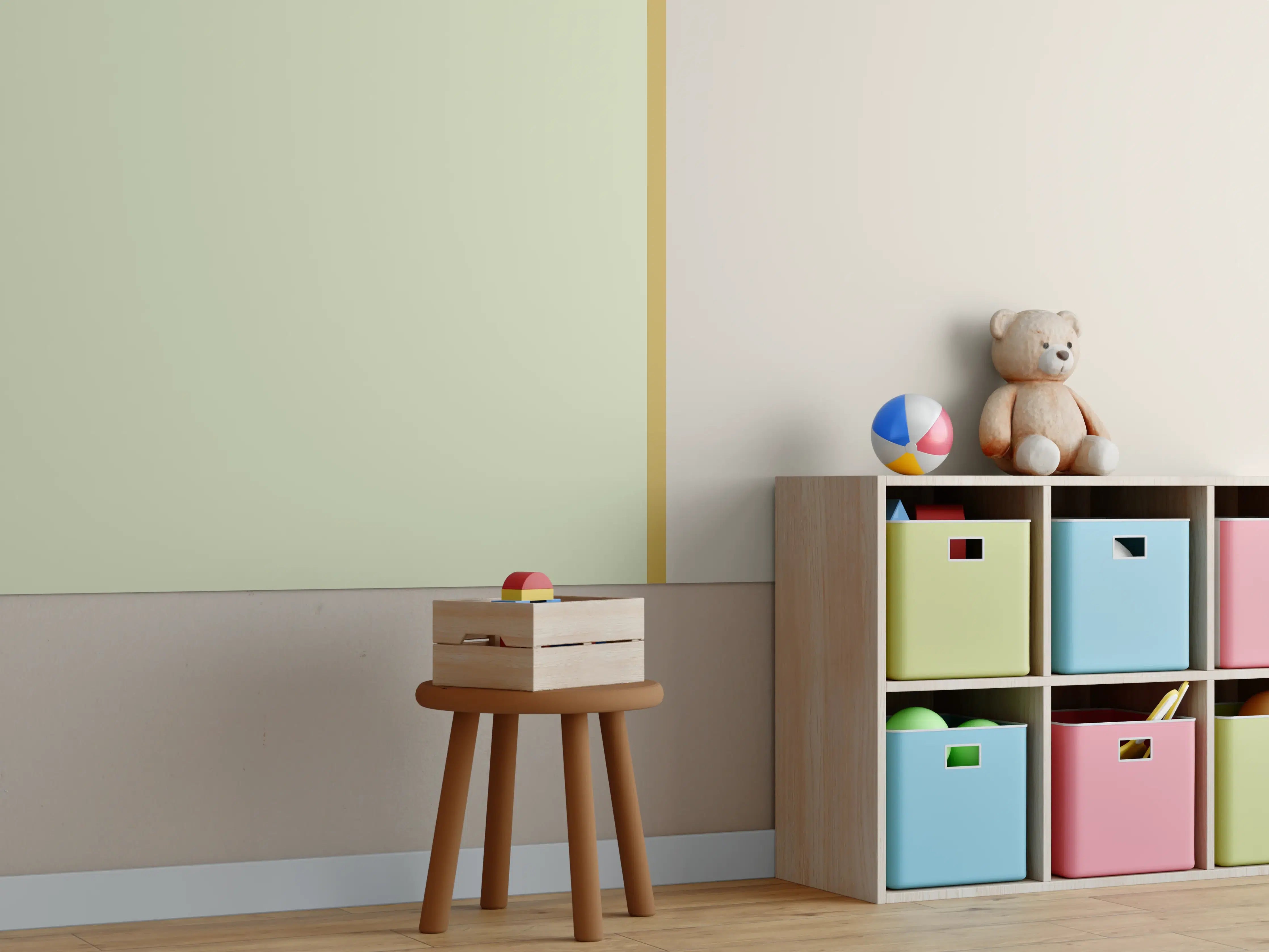 Kinderzimmer Wandgestaltung - The Springs - Easy Vertikal - Birch