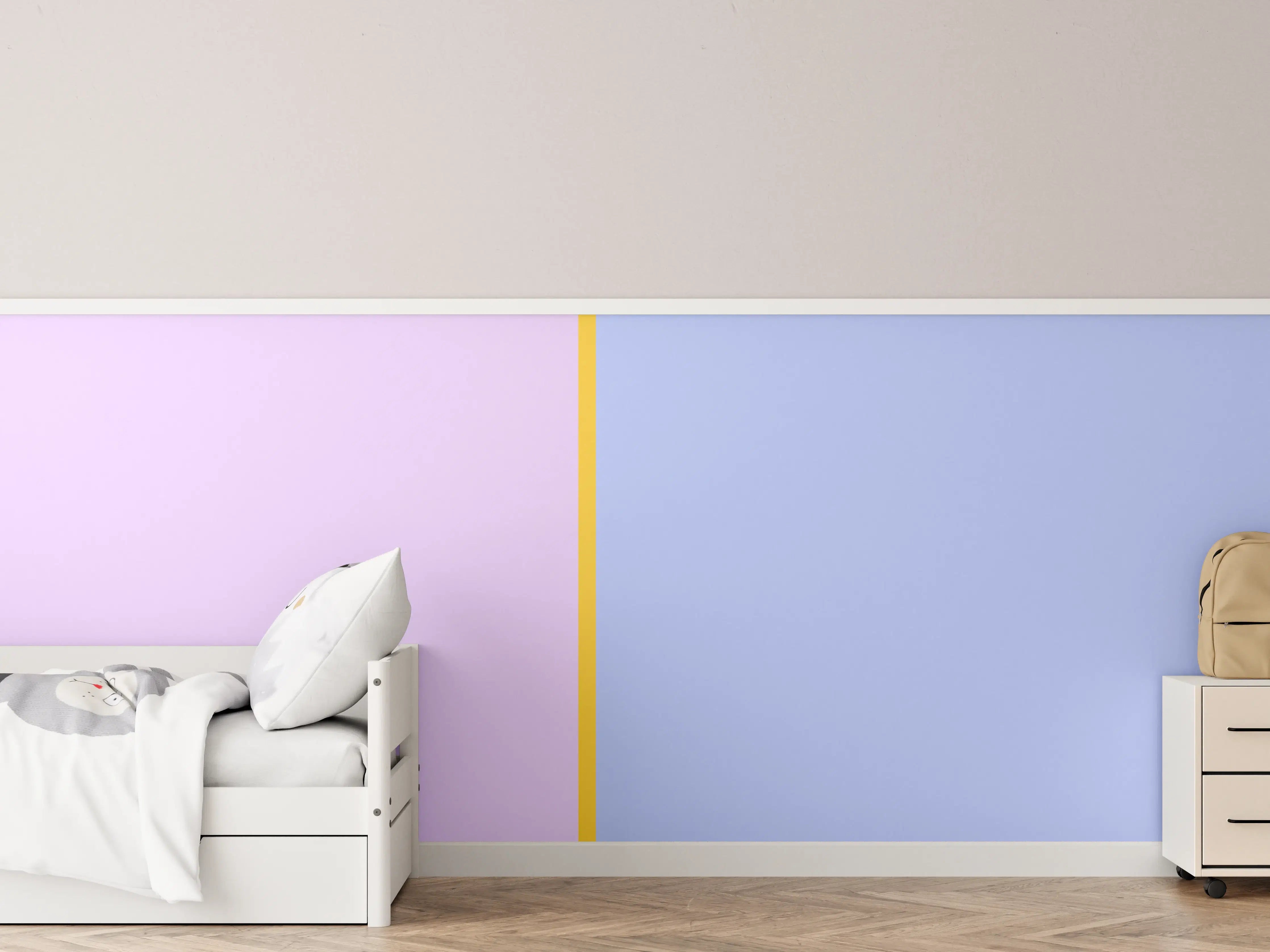 Kinderzimmer Wandgestaltung - The Springs - Easy Vertikal - Lilac