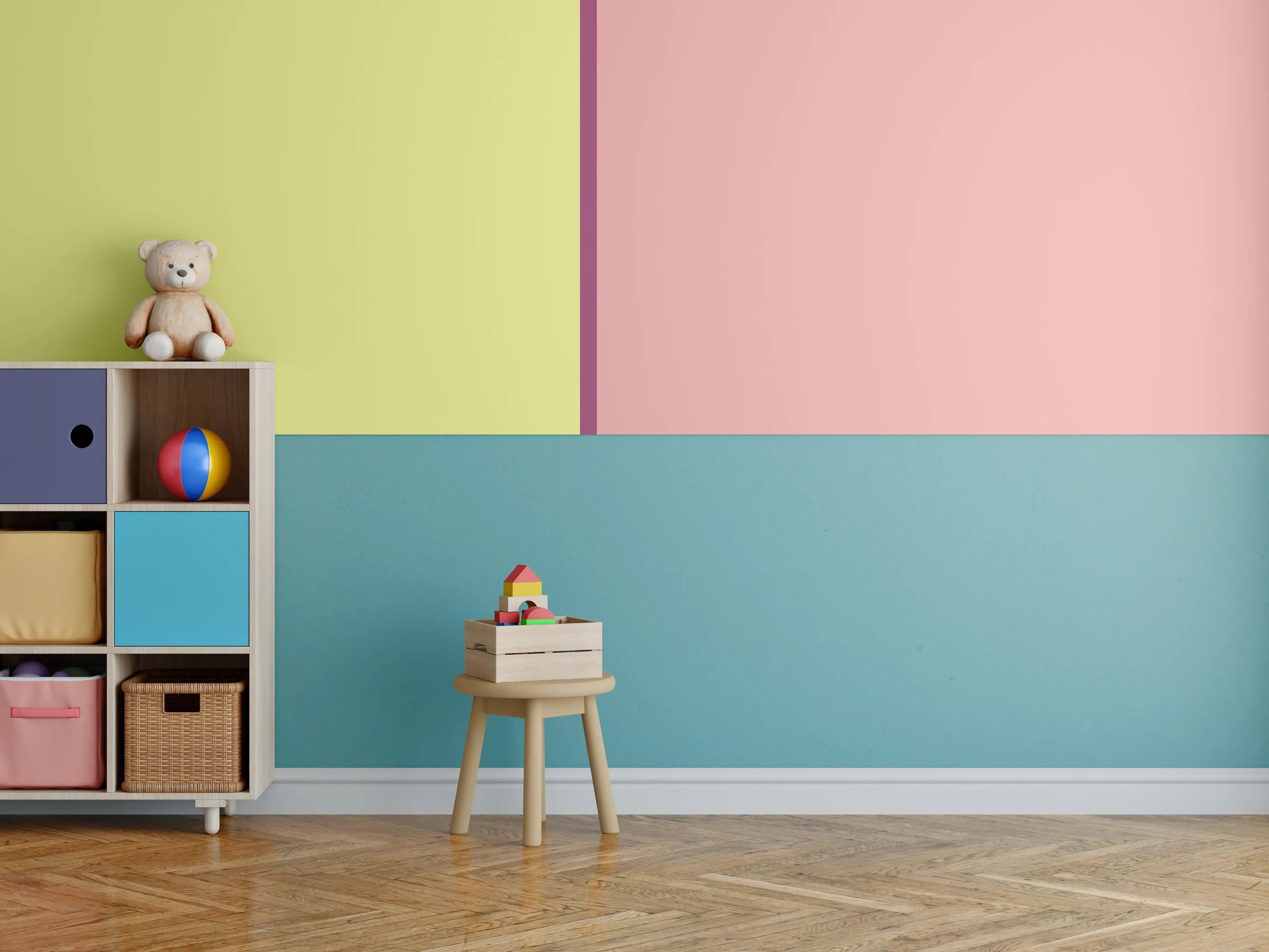 Kinderzimmer Wandgestaltung - The Springs - Easy Vertikal - Tulip