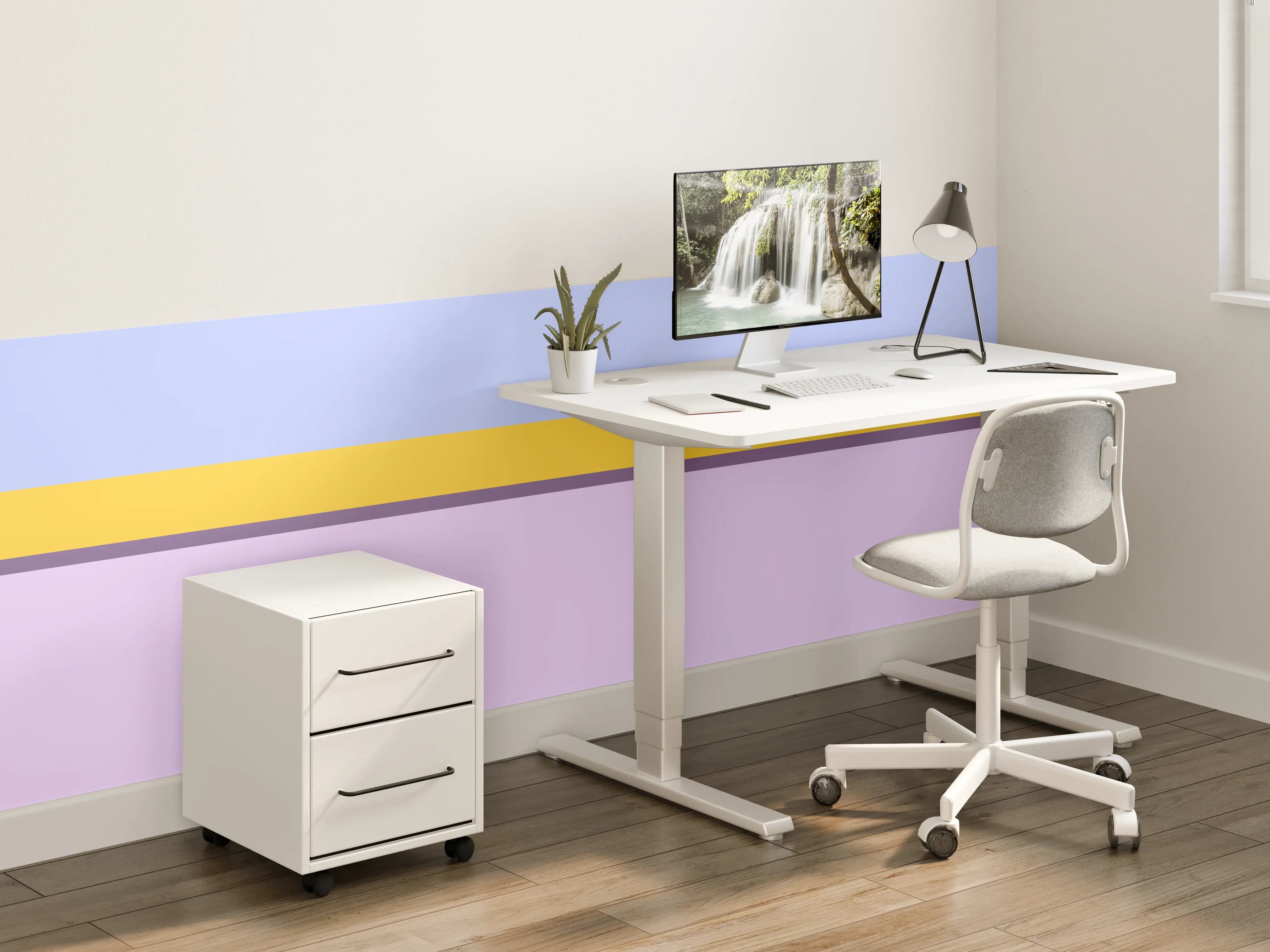 Kinderzimmer Wandgestaltung - The Springs - Horizontal - Lilac