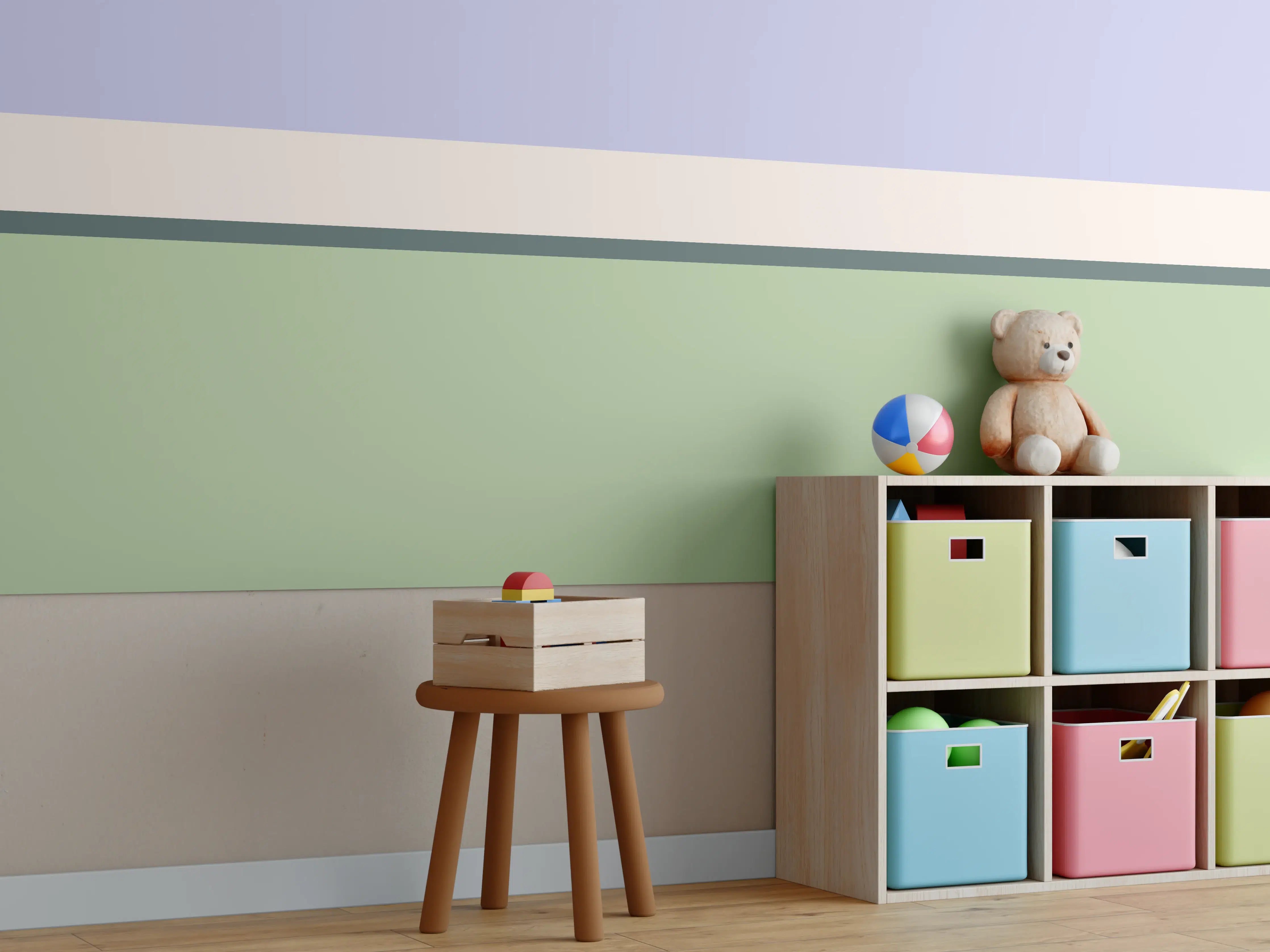 Kinderzimmer Wandgestaltung - The Vintages - Horizontal - Colin