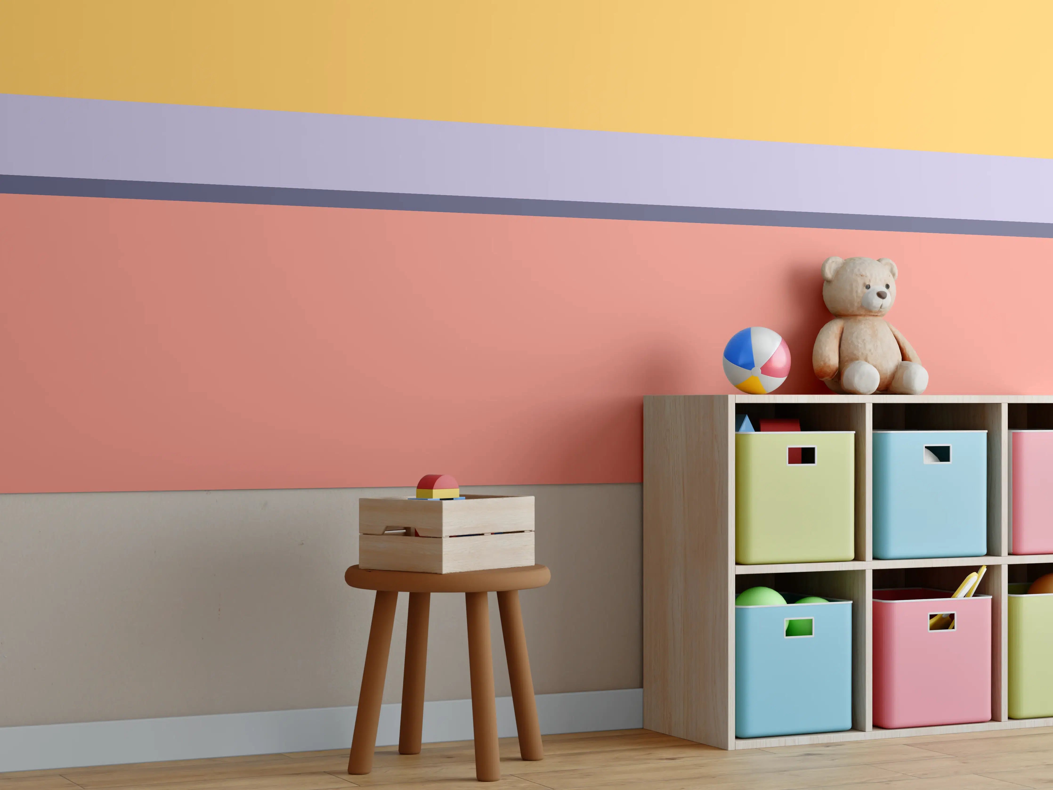 Kinderzimmer Wandgestaltung - The Vintages - Horizontal - Penelope