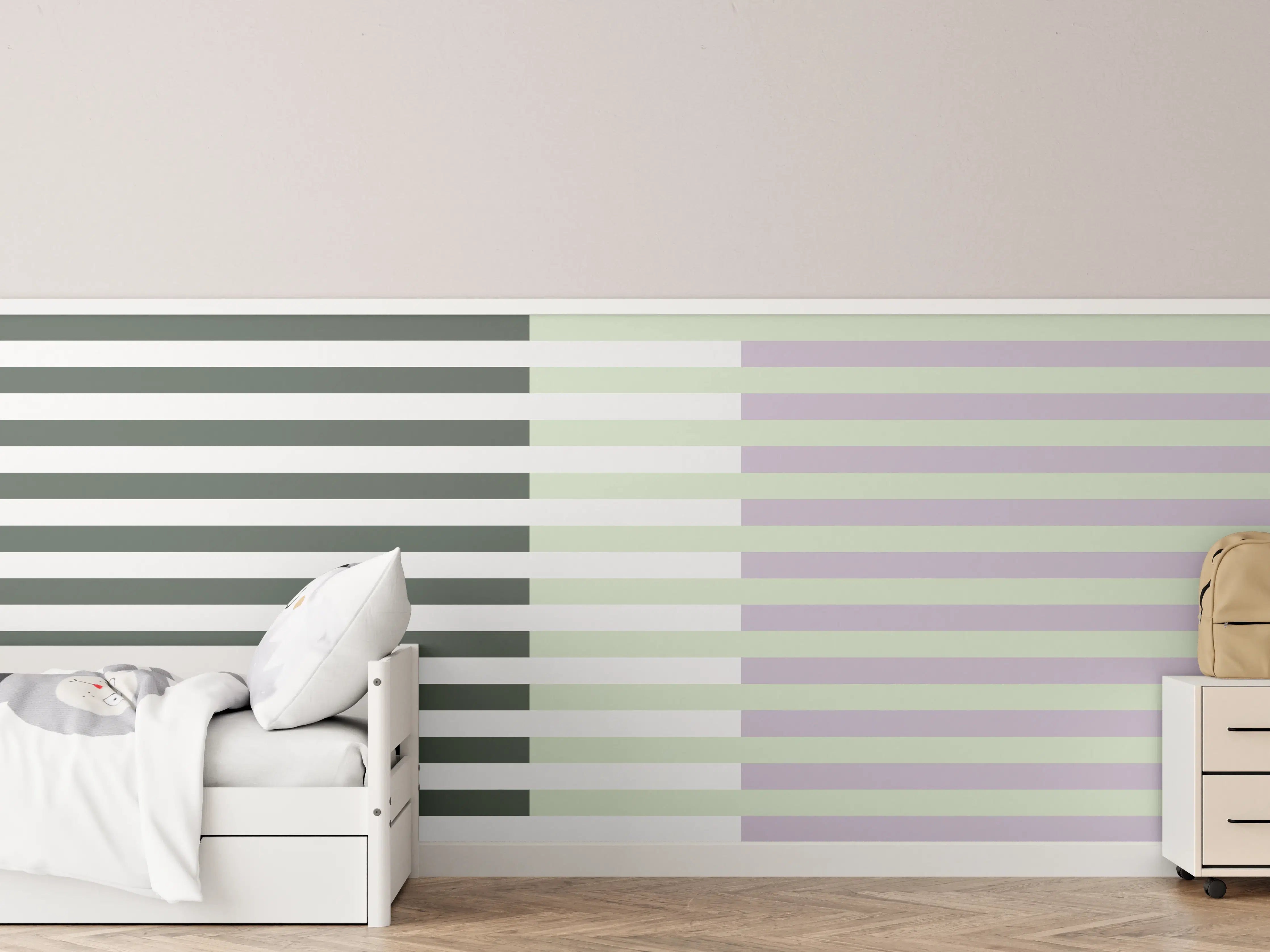 Kinderzimmer Wandgestaltung - The Vintages - Multy Stripes - Benedict