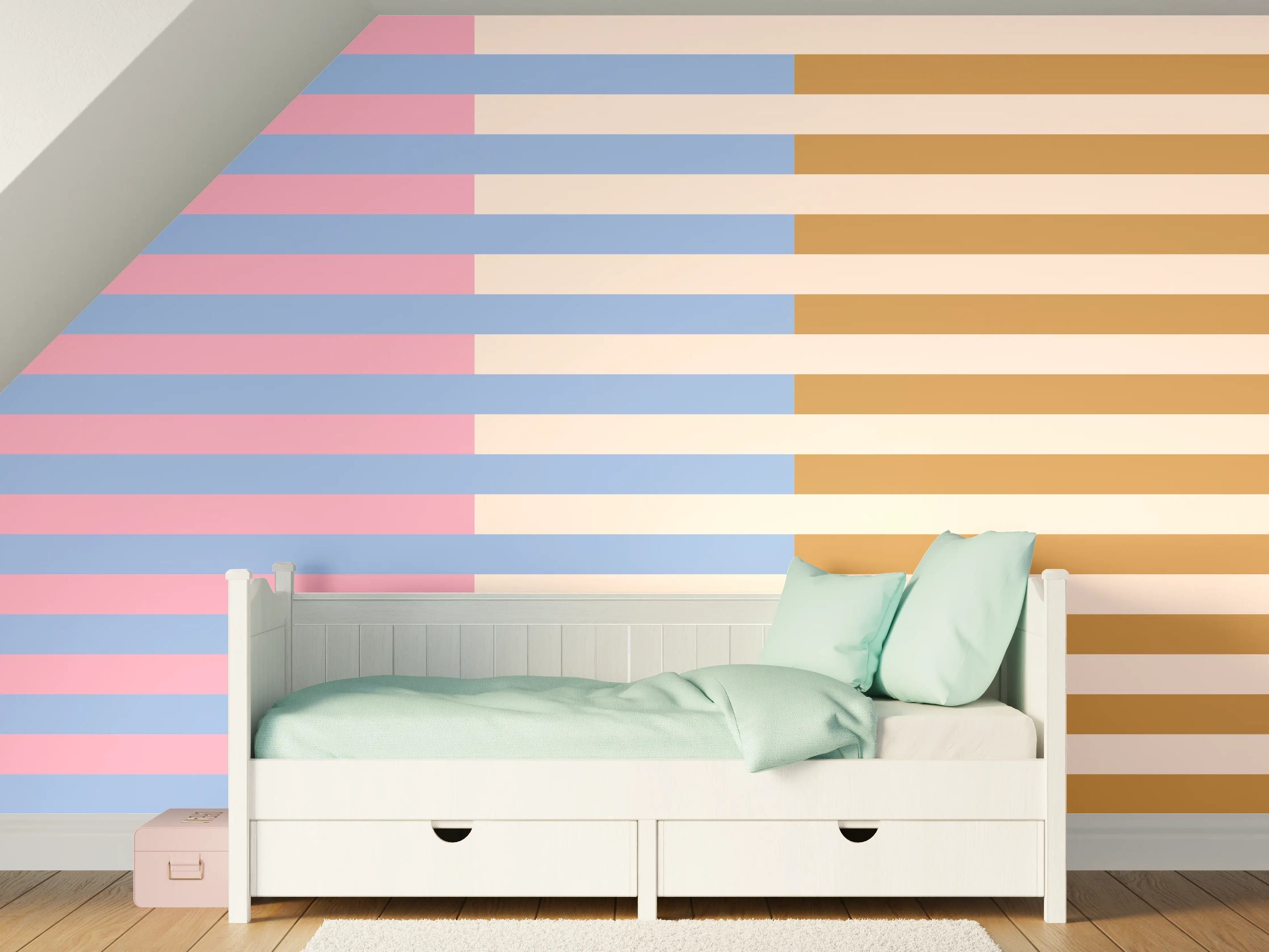 Kinderzimmer Wandgestaltung - The Vintages - Multy Stripes - Eloise