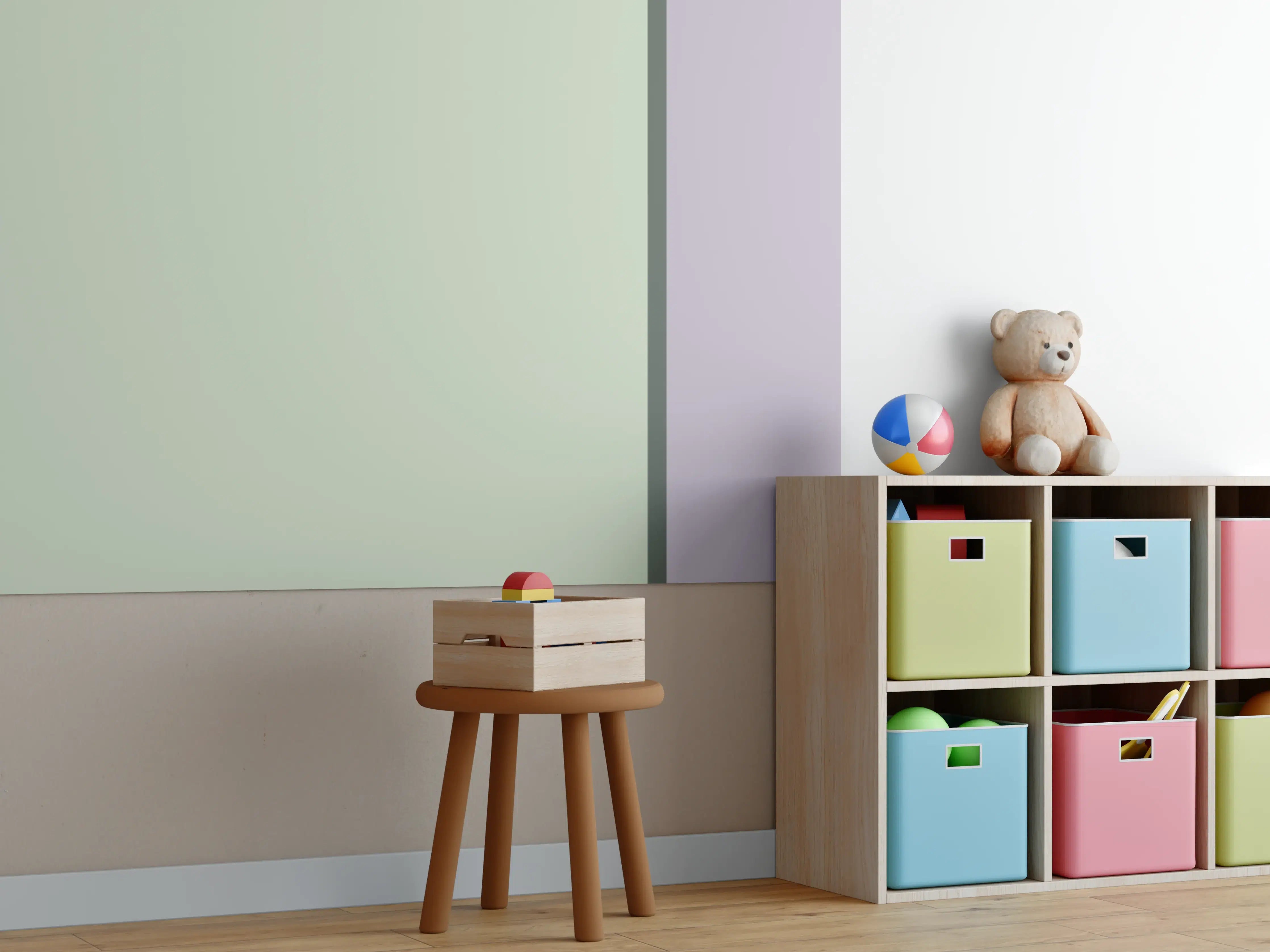 Kinderzimmer Wandgestaltung - The Vintages - Vertikal - Benedict