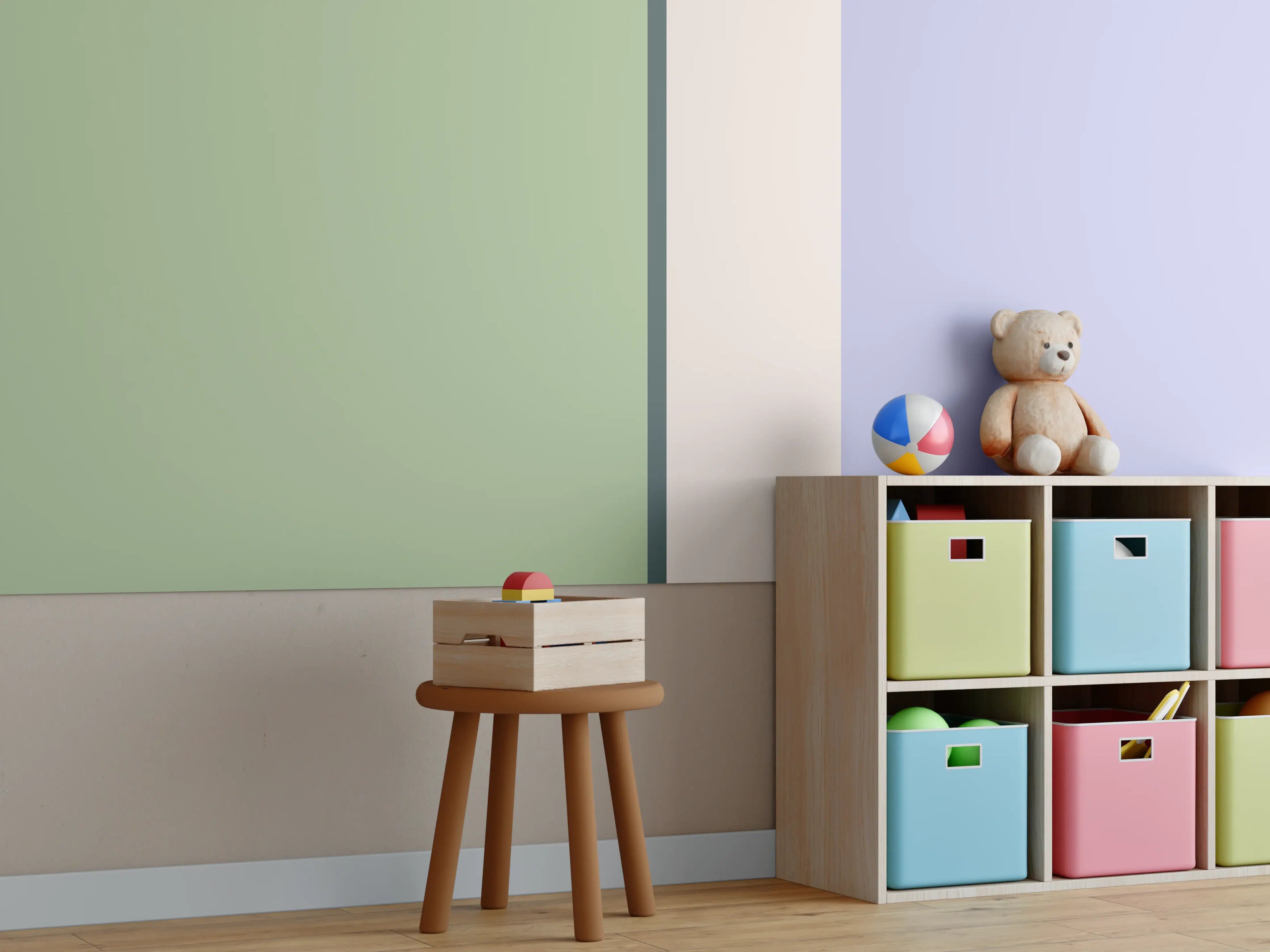 Kinderzimmer Wandgestaltung - The Vintages - Vertikal - Colin