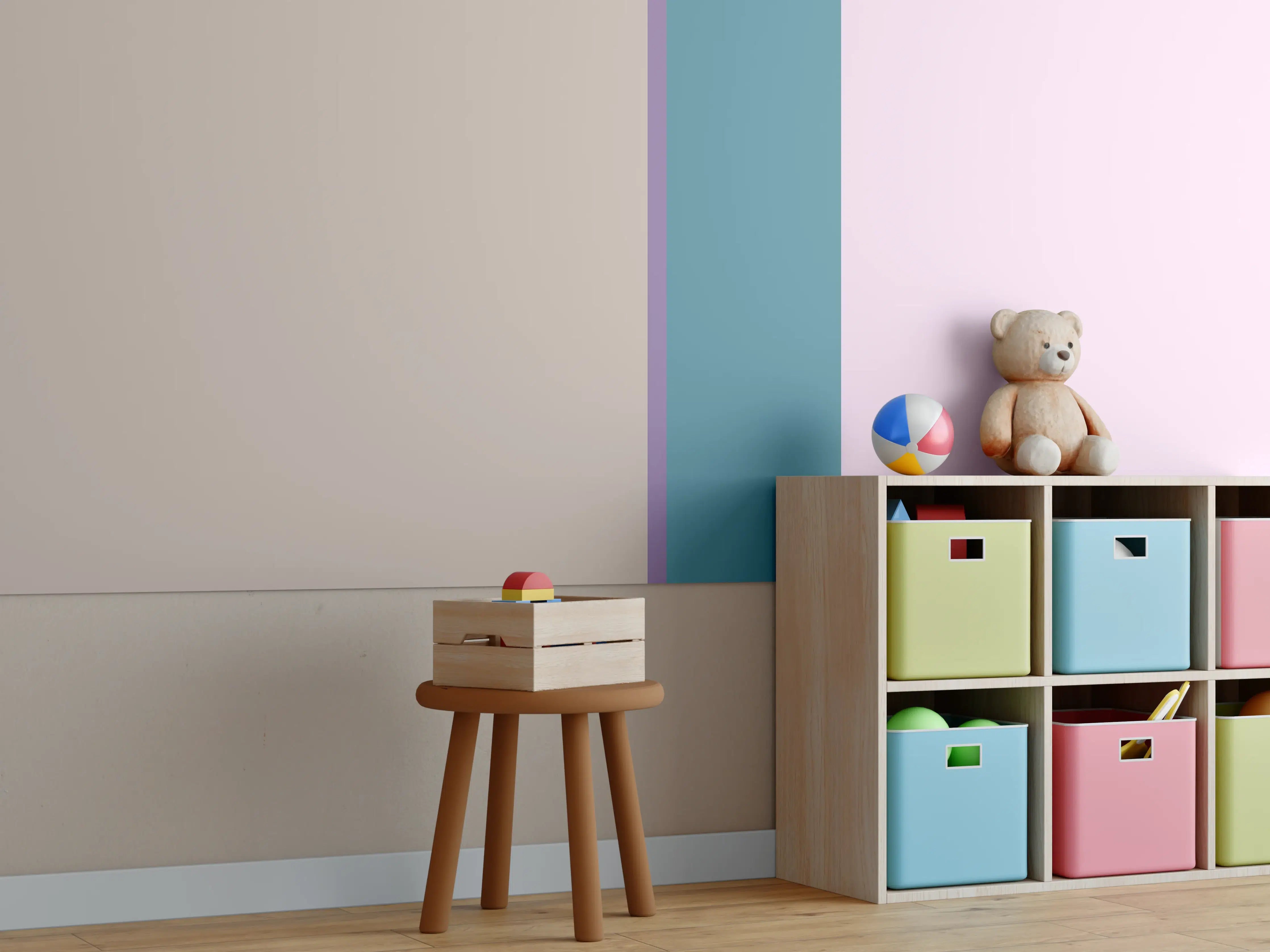 Kinderzimmer Wandgestaltung - The Vintages - Vertikal - Daphne