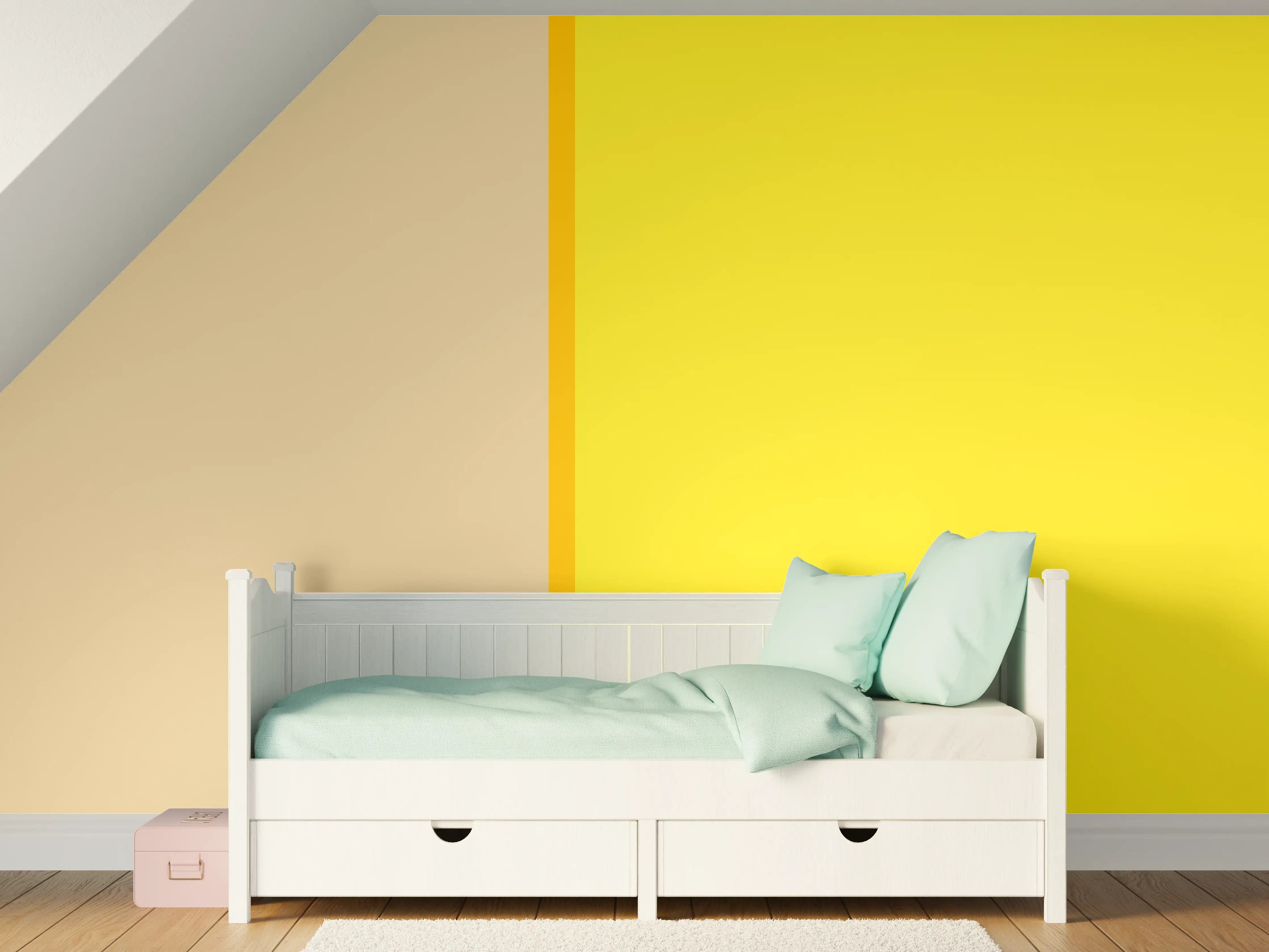 Kinderzimmer Wandgestaltung - The Yellows - Easy Vertical - Honey