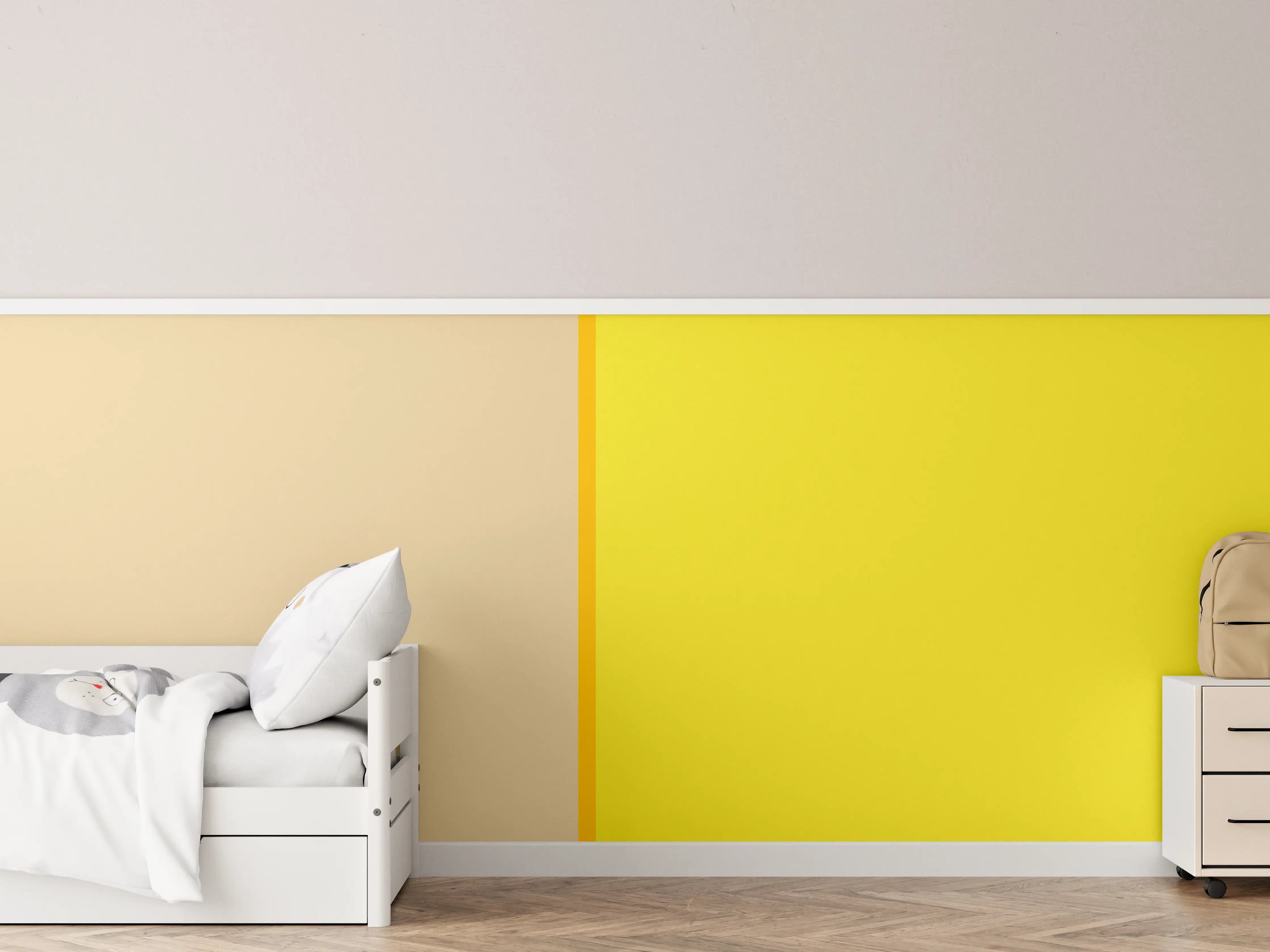Kinderzimmer Wandgestaltung - The Yellows - Easy Vertical - Honey