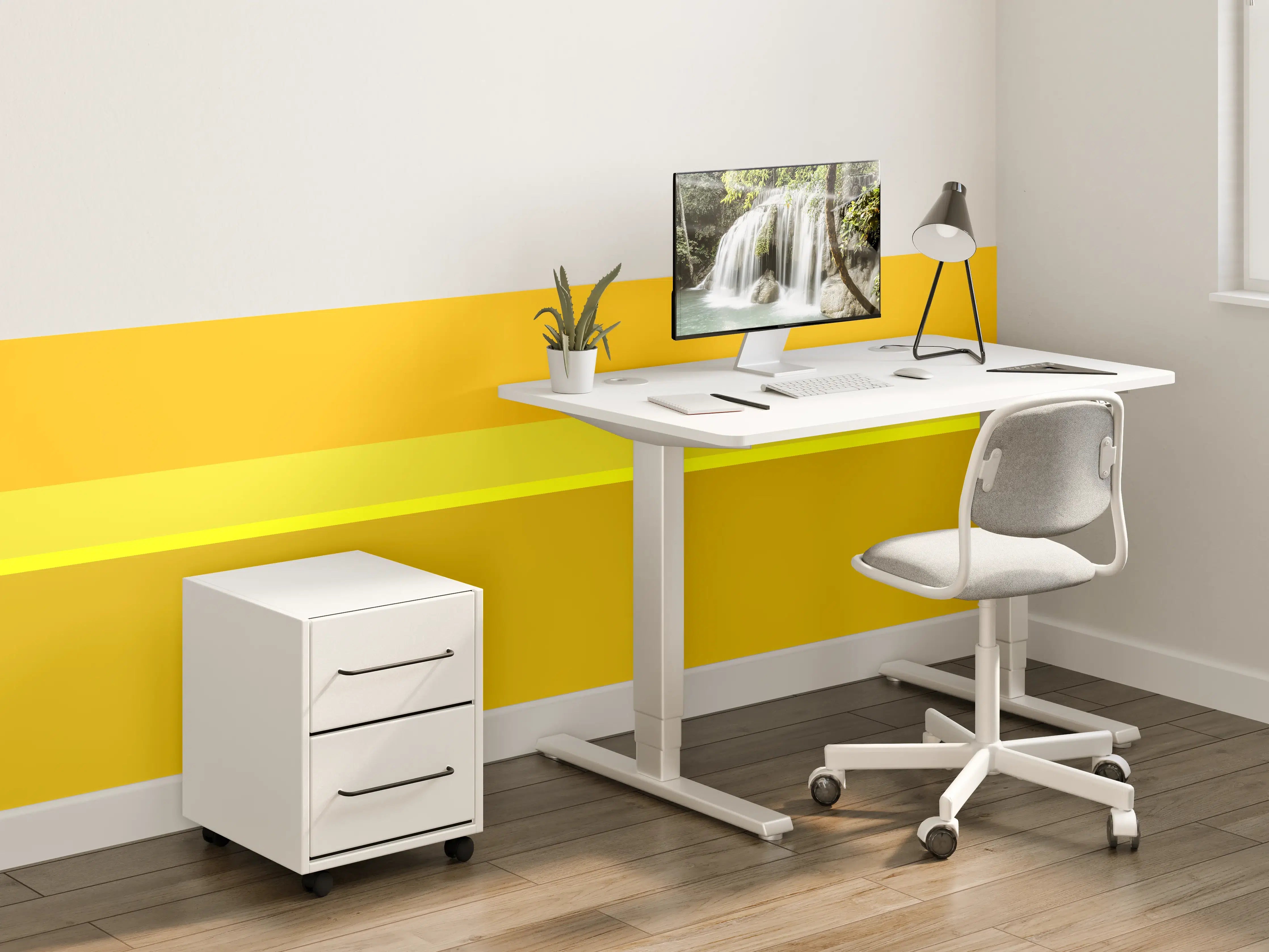 Kinderzimmer Wandgestaltung - The Yellows - Horizontal - Lemon