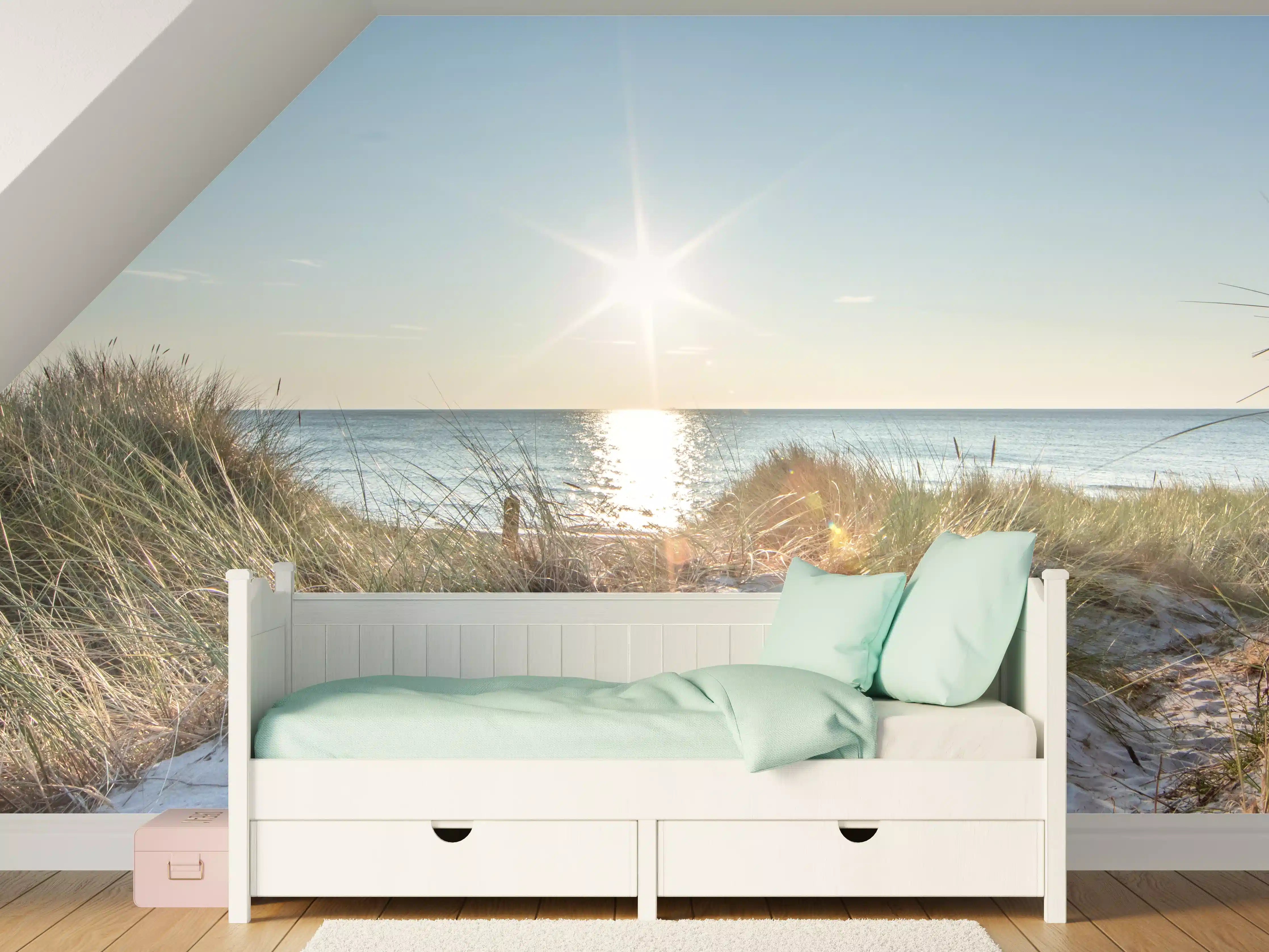 Kinderzimmer Wandgestaltung - Traumstrand an der Ostküste