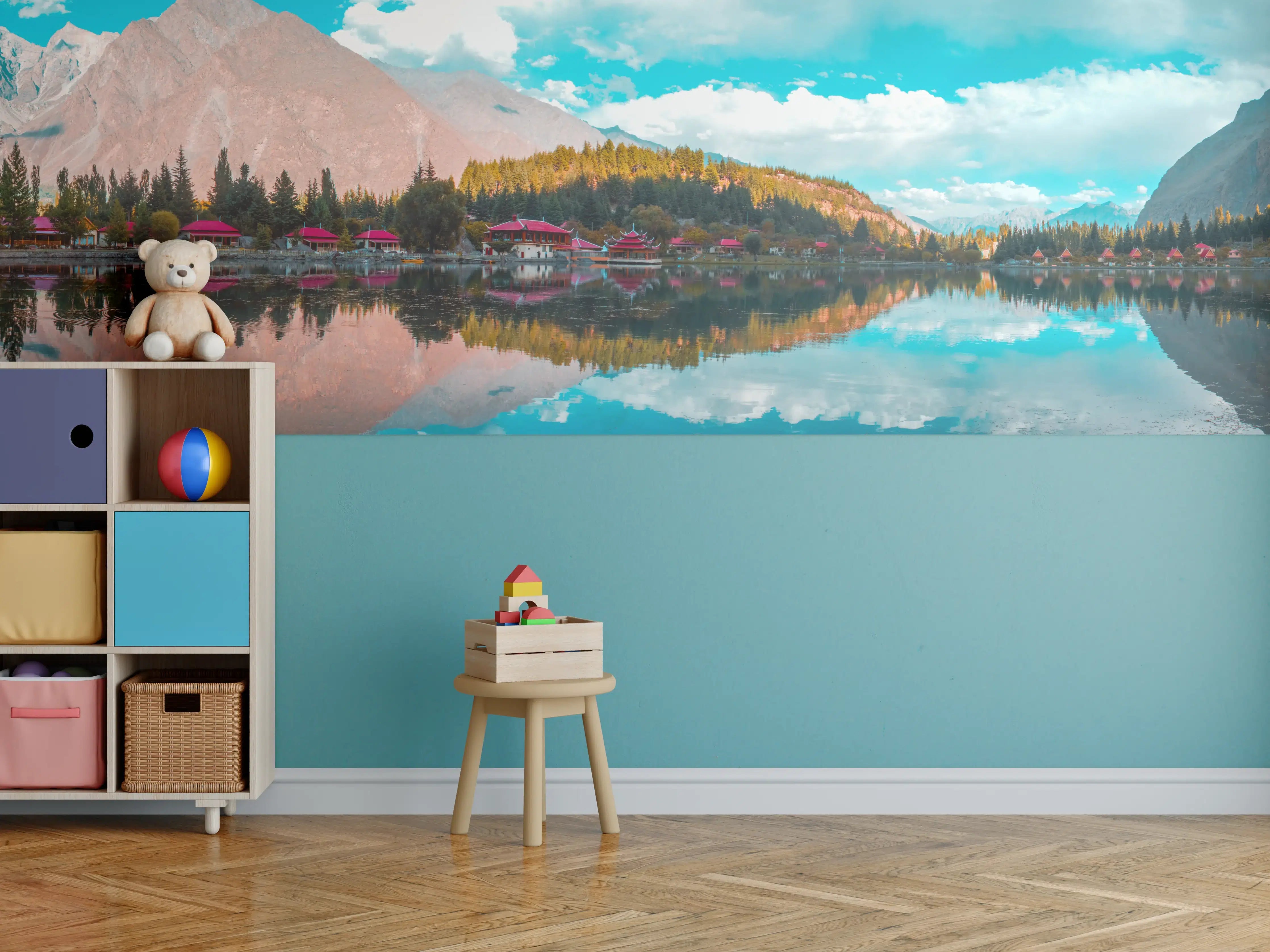 Kinderzimmer Wandgestaltung - Unterer Kachura-See
