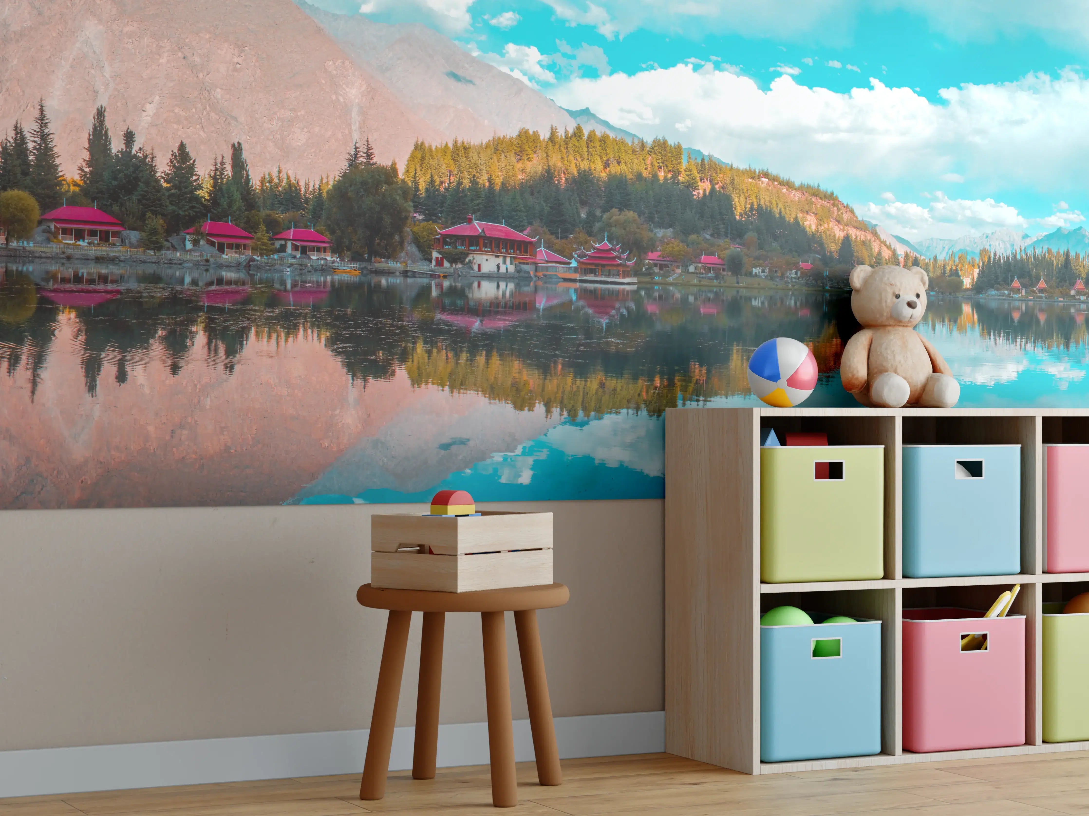 Kinderzimmer Wandgestaltung - Unterer Kachura-See