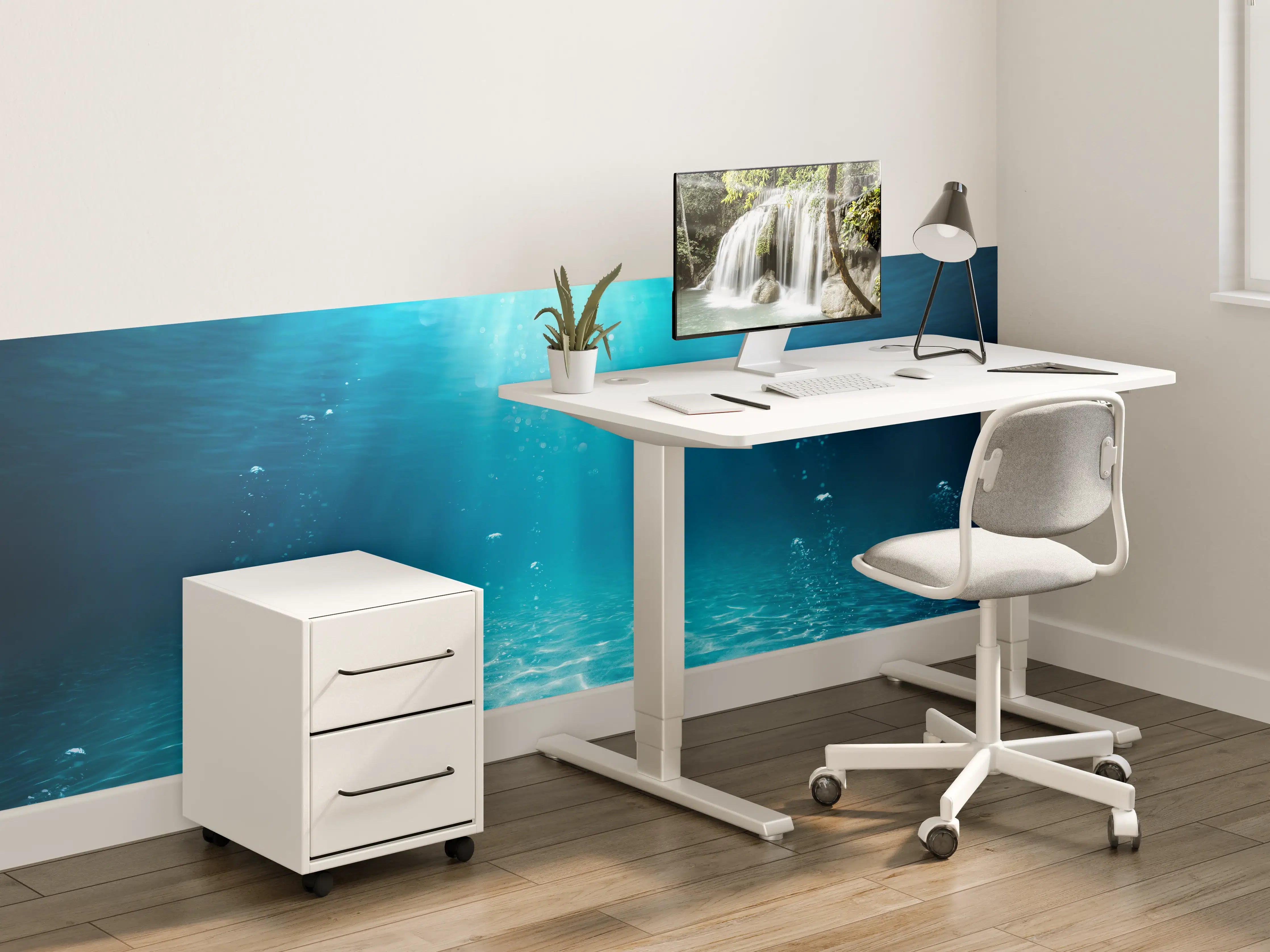 Kinderzimmer Wandgestaltung - Unterwasser Blick - Ozean