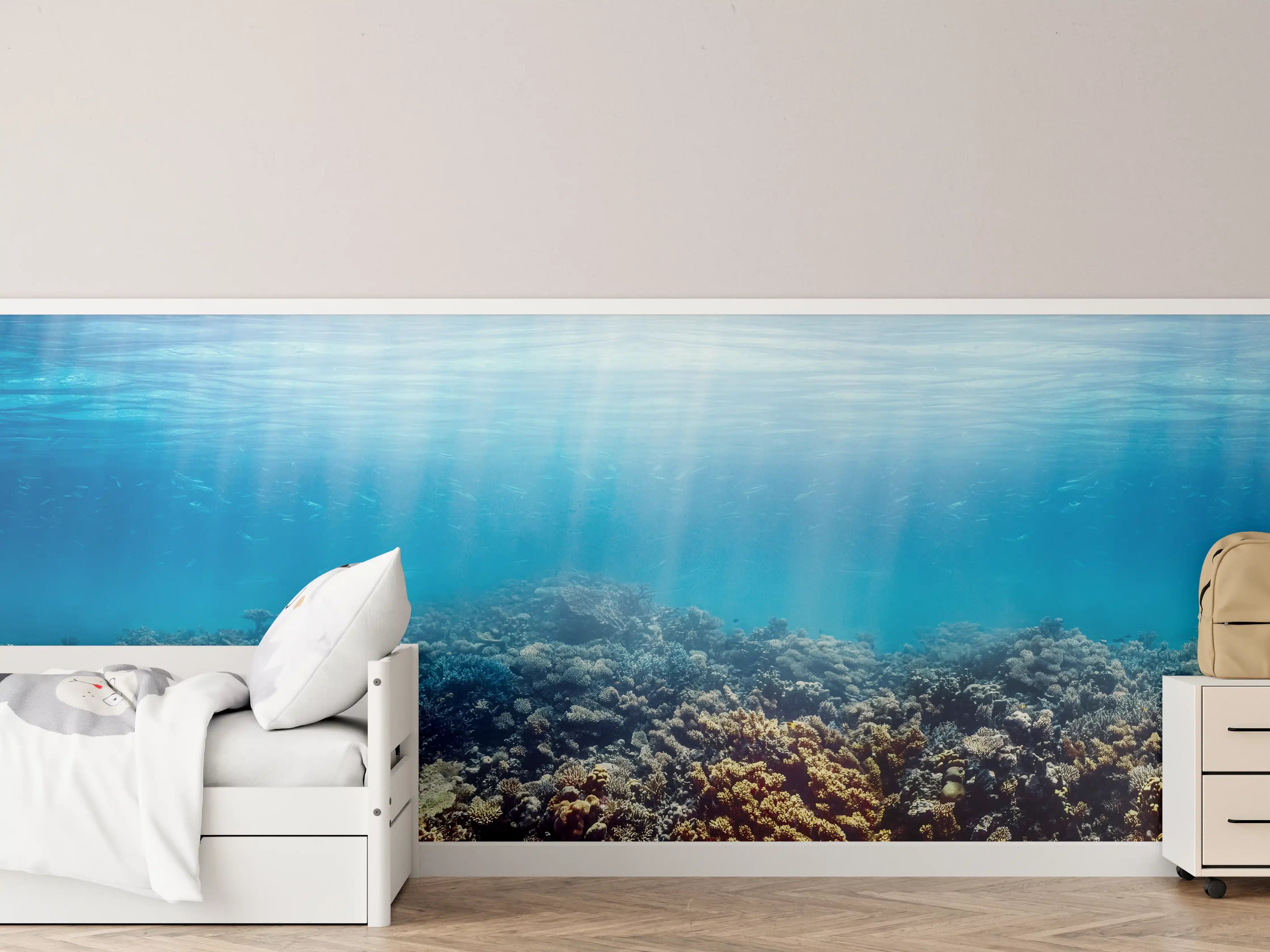 Kinderzimmer Wandgestaltung - Unterwasser-Korallenriff im Roten Meer