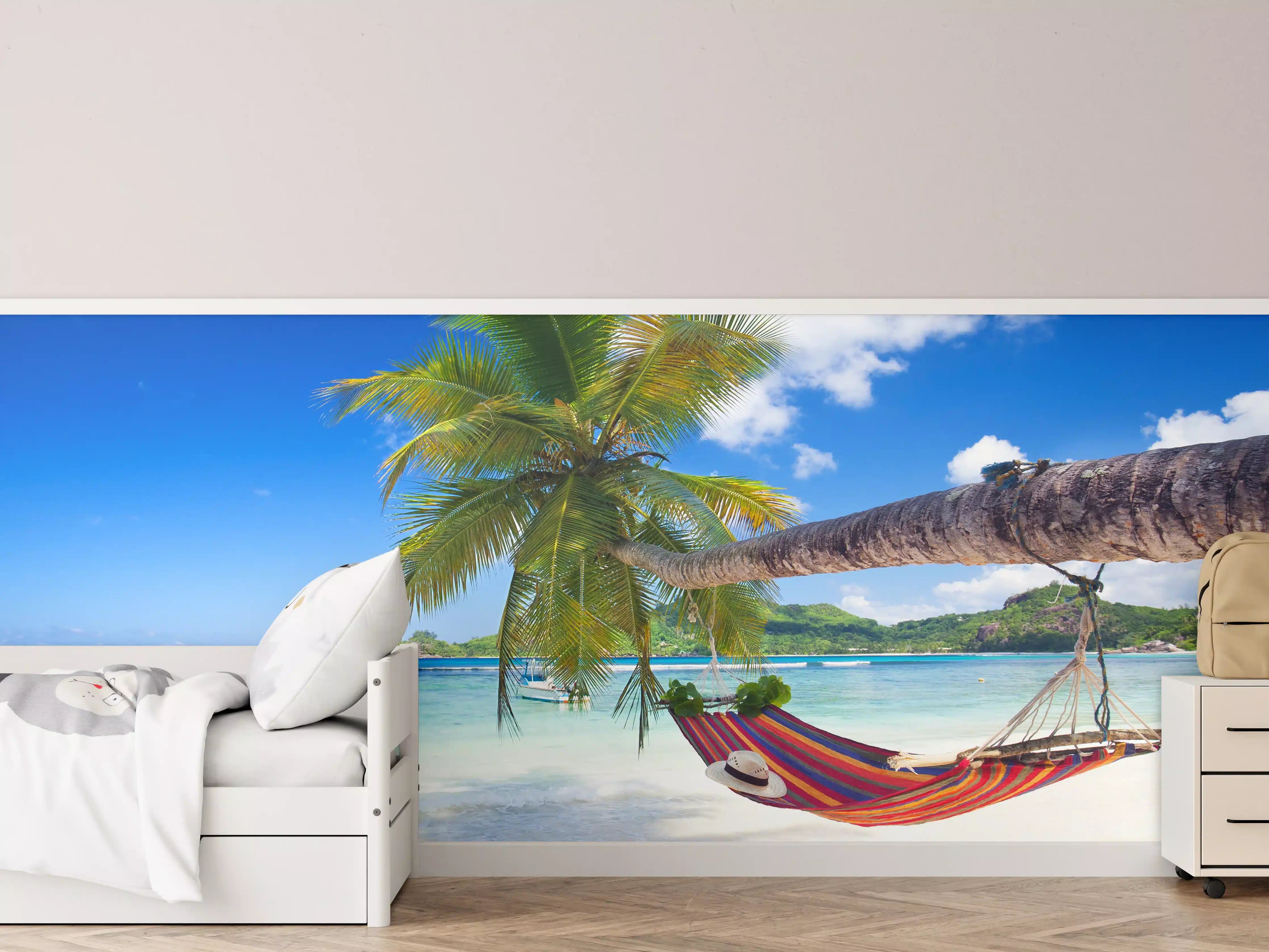 Kinderzimmer Wandgestaltung - Urlaub am Strand in Seychellen