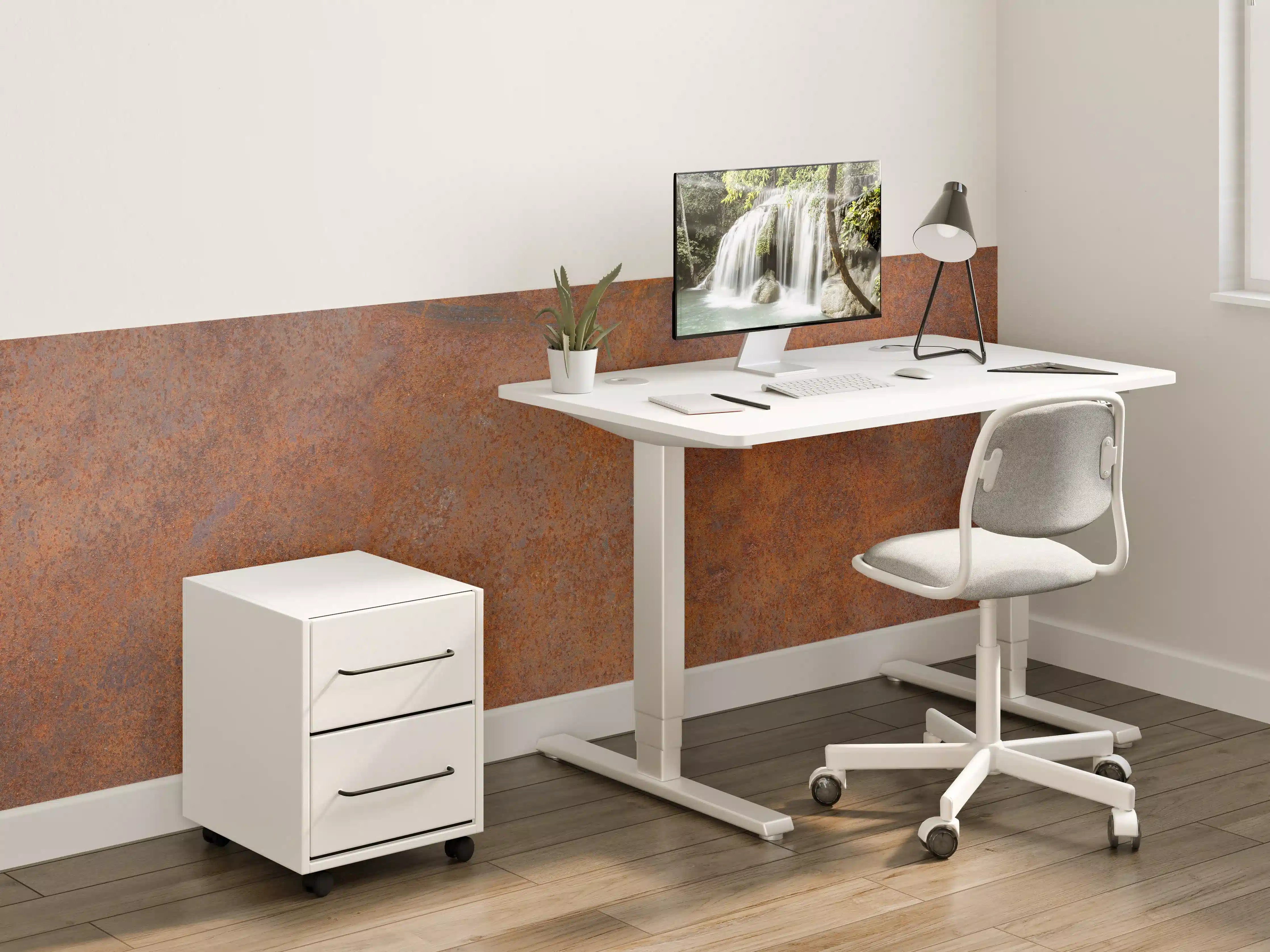 Kinderzimmer Wandgestaltung - Verrostetes Metall