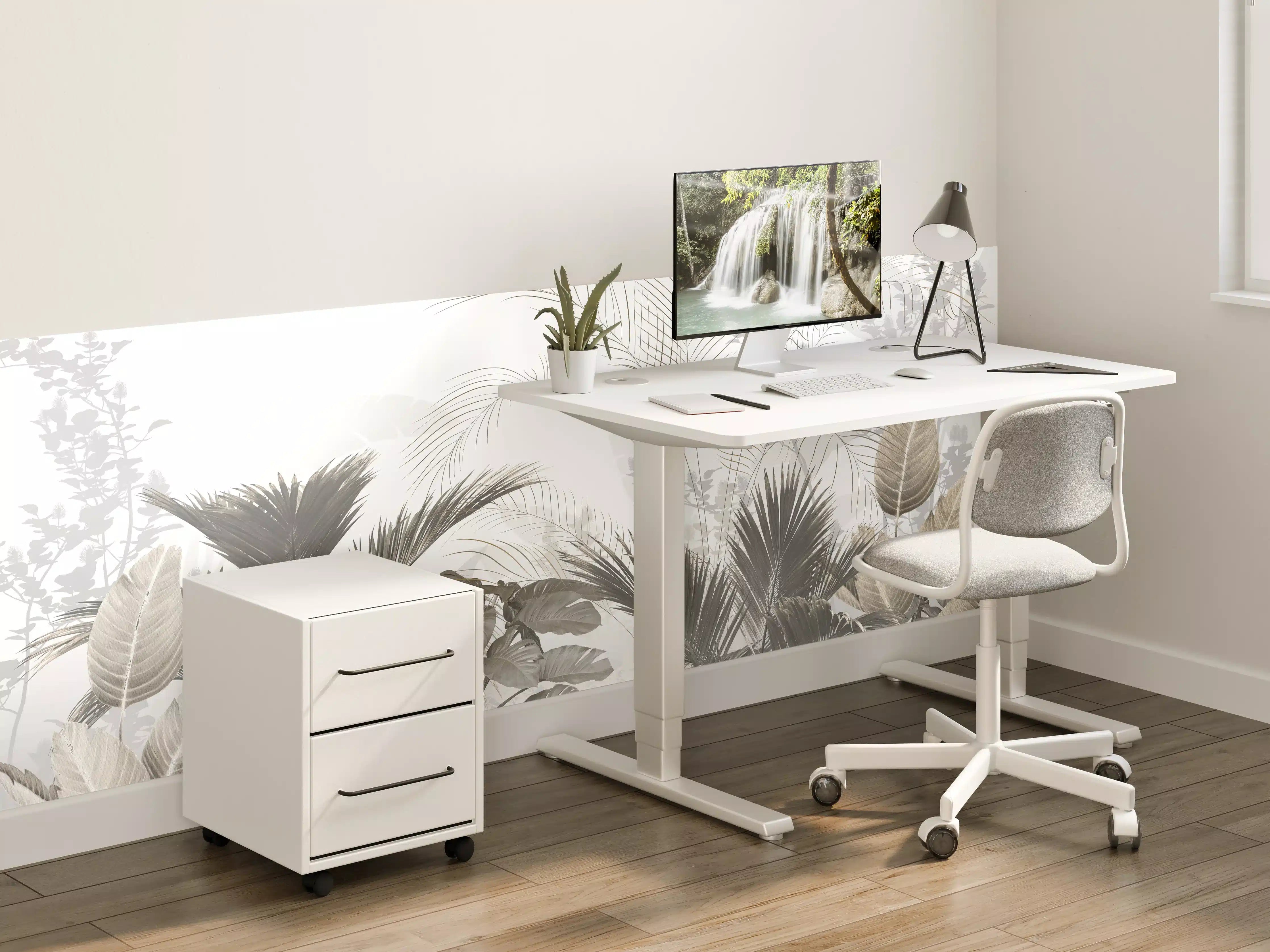 Kinderzimmer Wandgestaltung - Verzauberte Dschungellandschaft in gedeckten Naturtönen