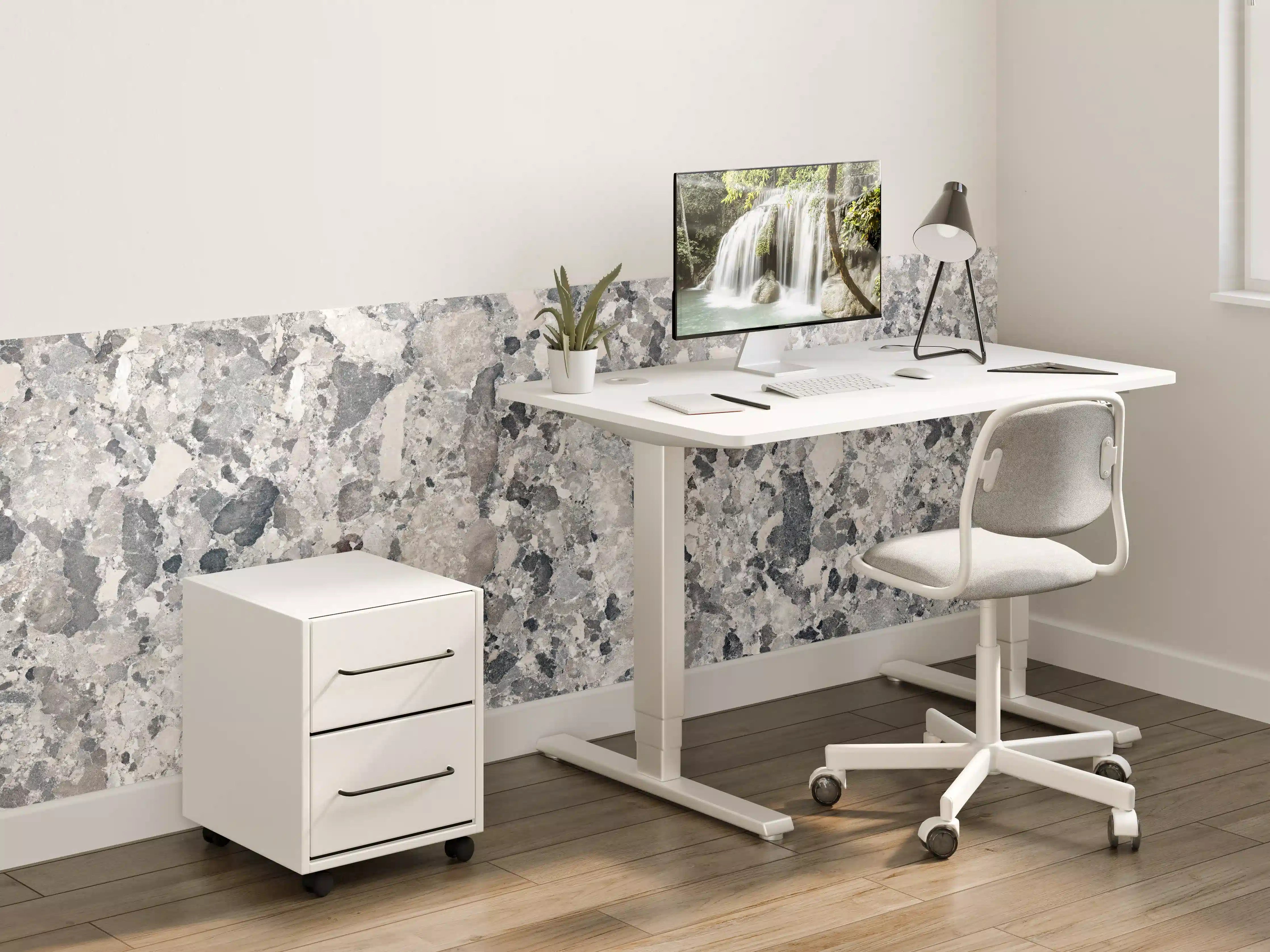 Kinderzimmer Wandgestaltung - Vintage Granit-Textur