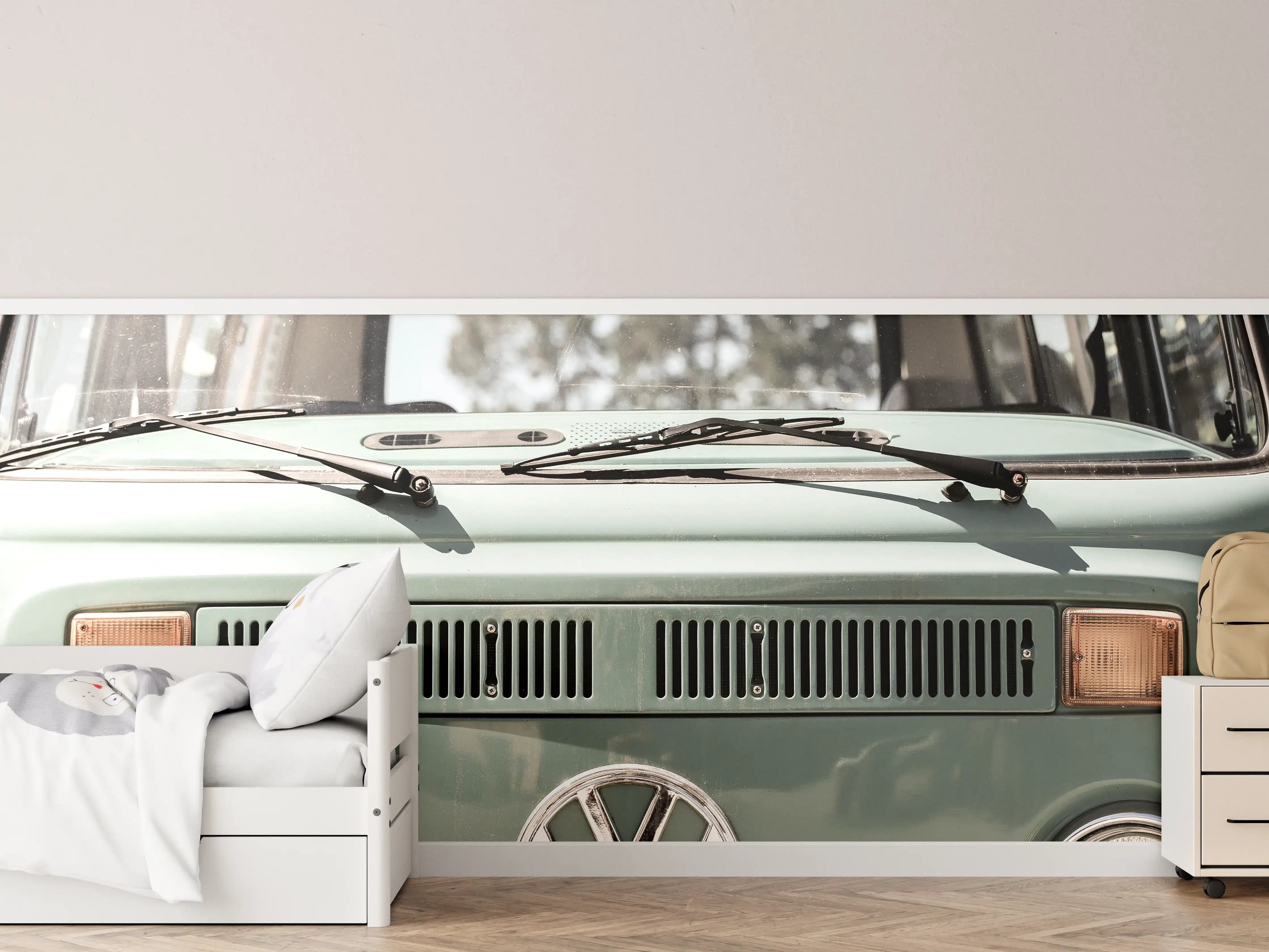 Kinderzimmer Wandgestaltung - Vw Kombi