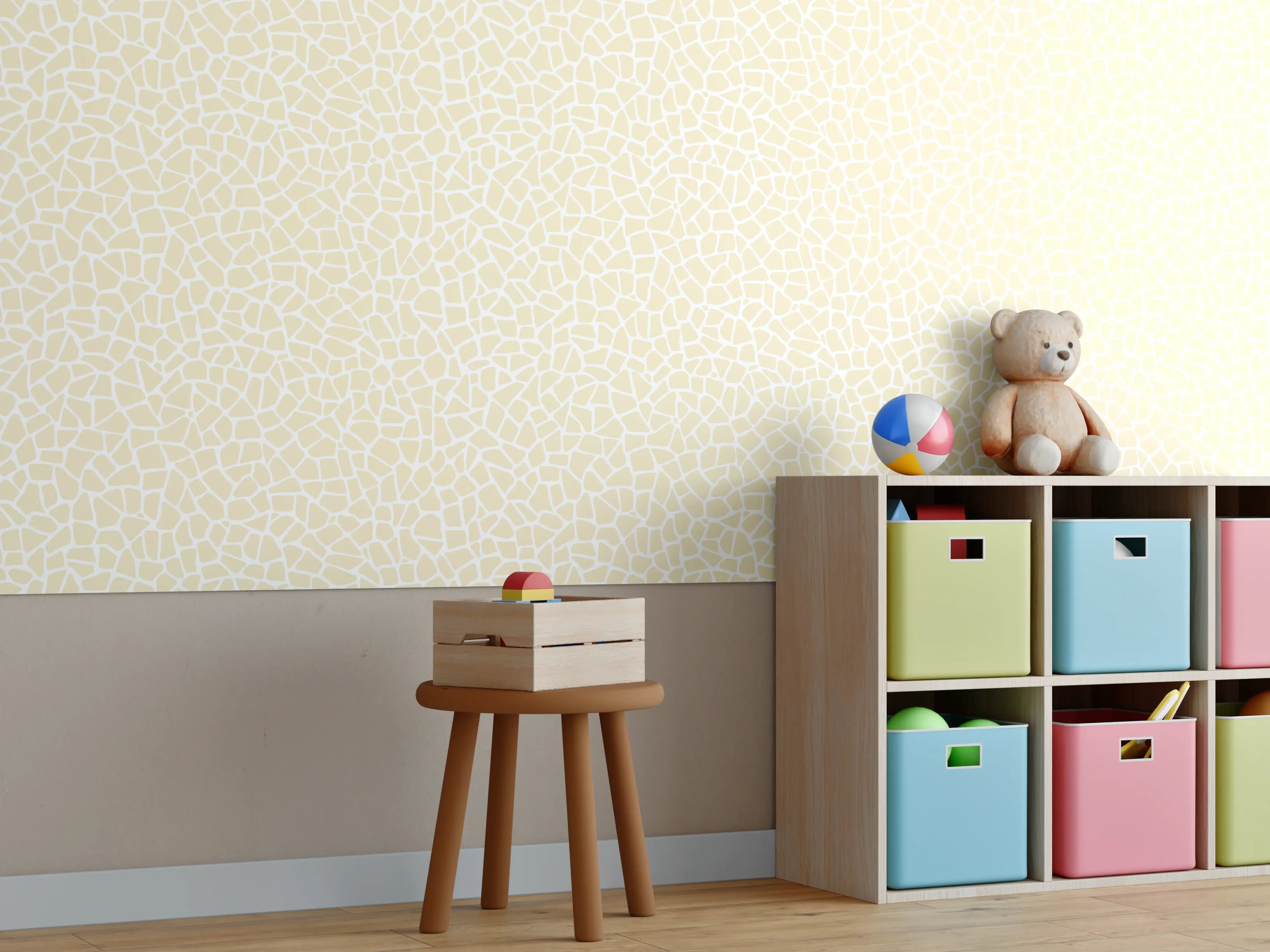 Kinderzimmer Wandgestaltung - Weiß-Avorio-Fliesen für elegante Räume