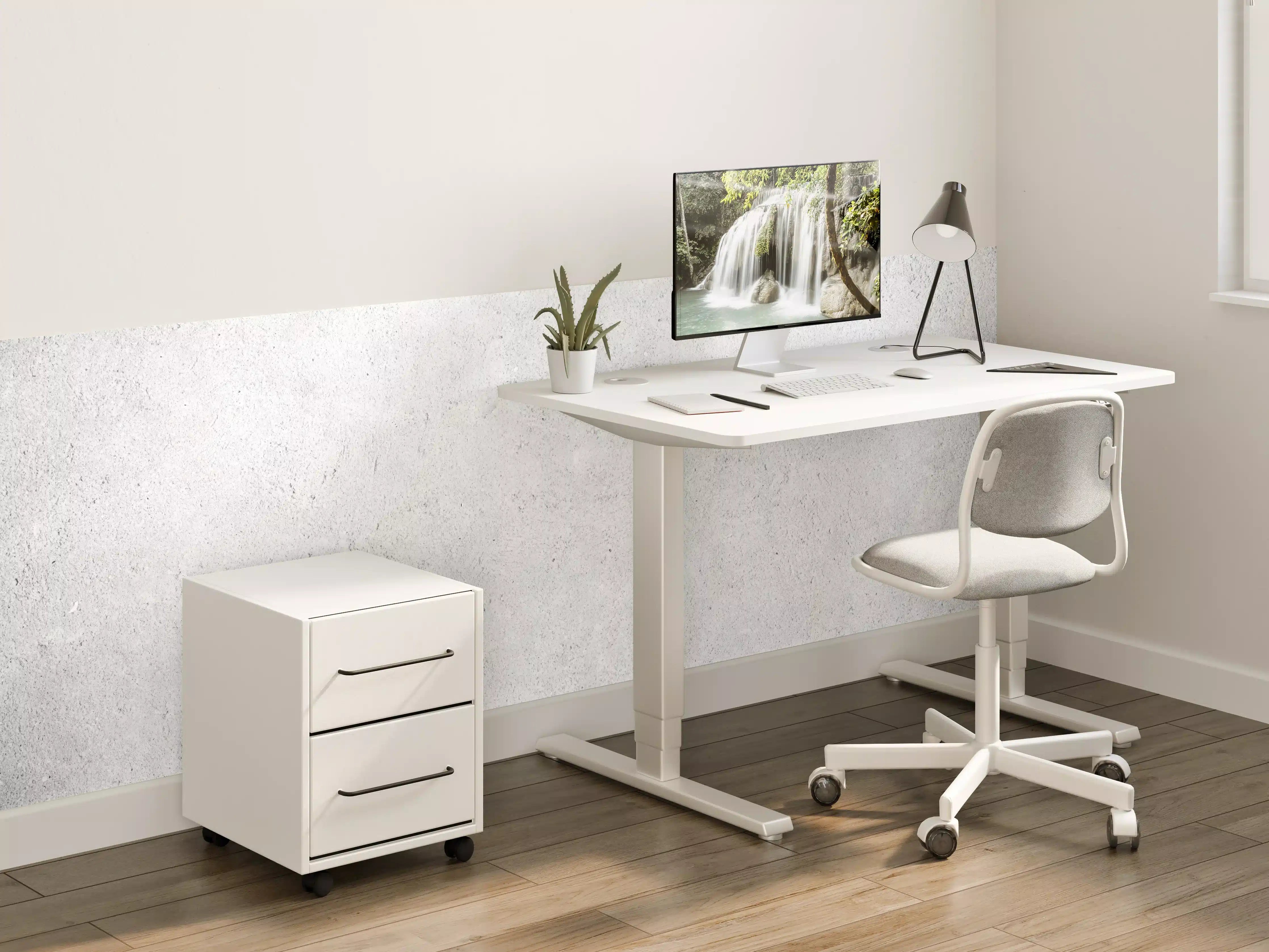 Kinderzimmer Wandgestaltung - Weiss-Grauer Kalkstein