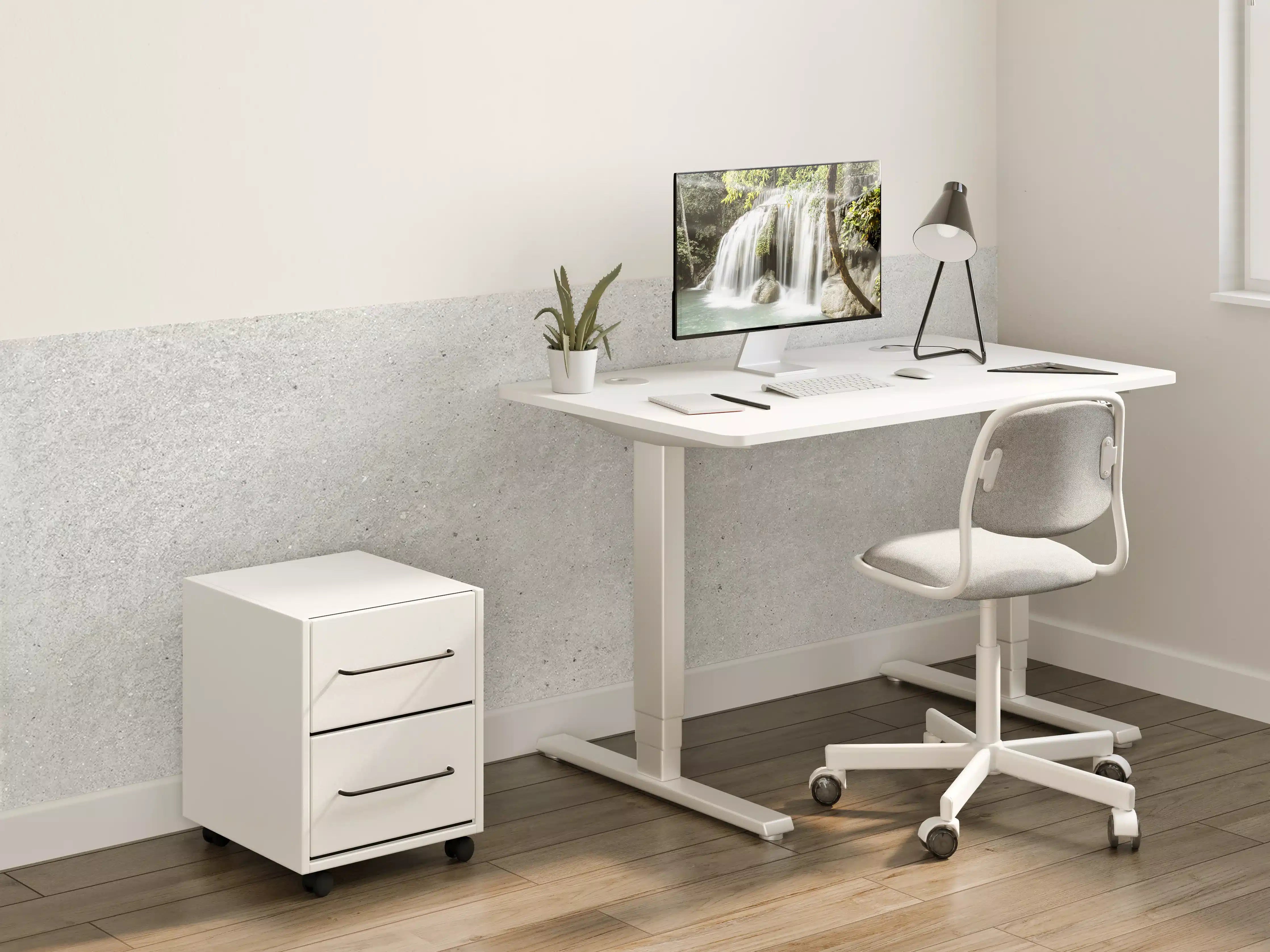 Kinderzimmer Wandgestaltung - Weiß graue Betonwand 2