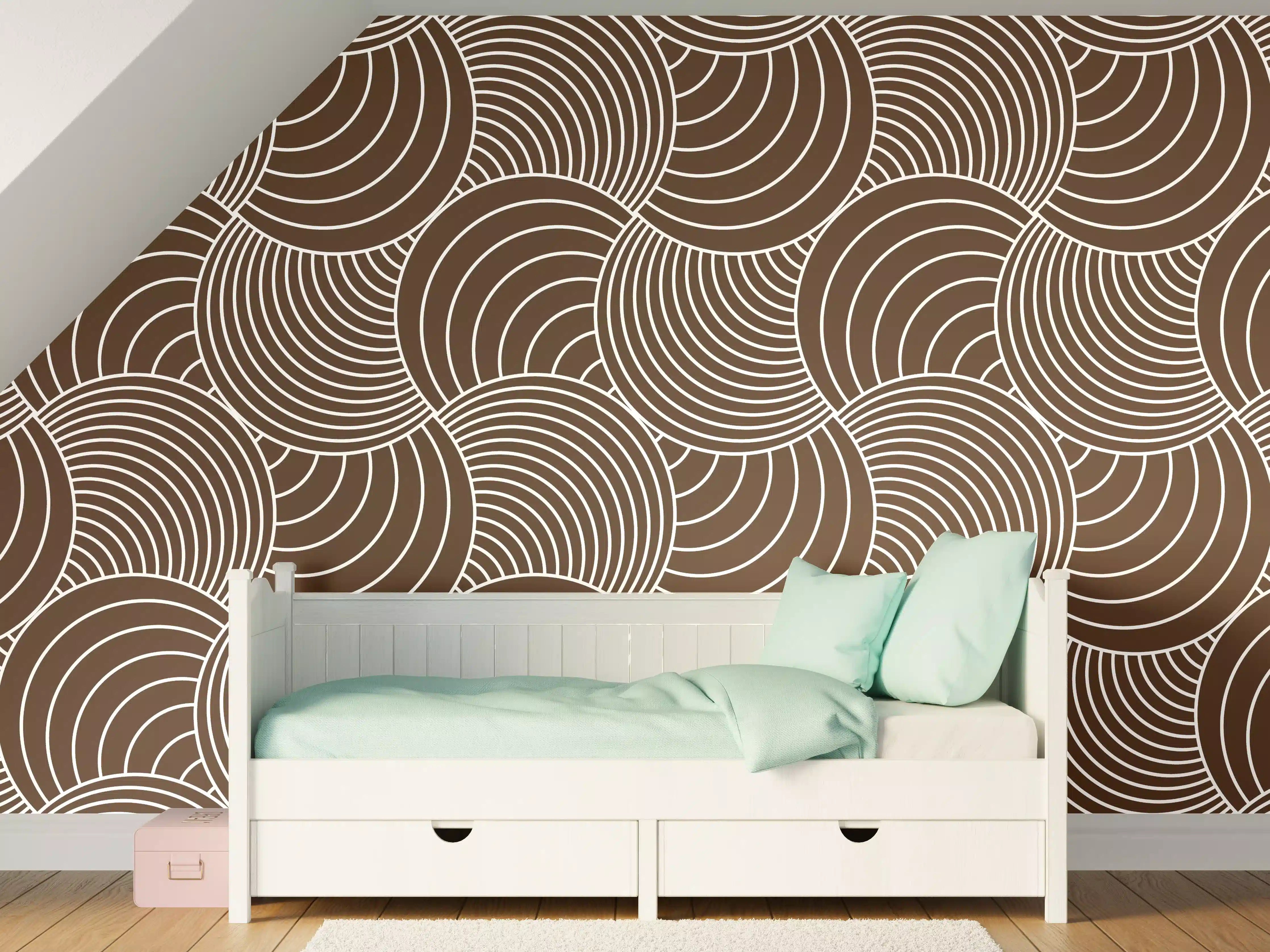 Kinderzimmer Wandgestaltung - Weißer Marmor mit eleganten Graunuancen und Textur