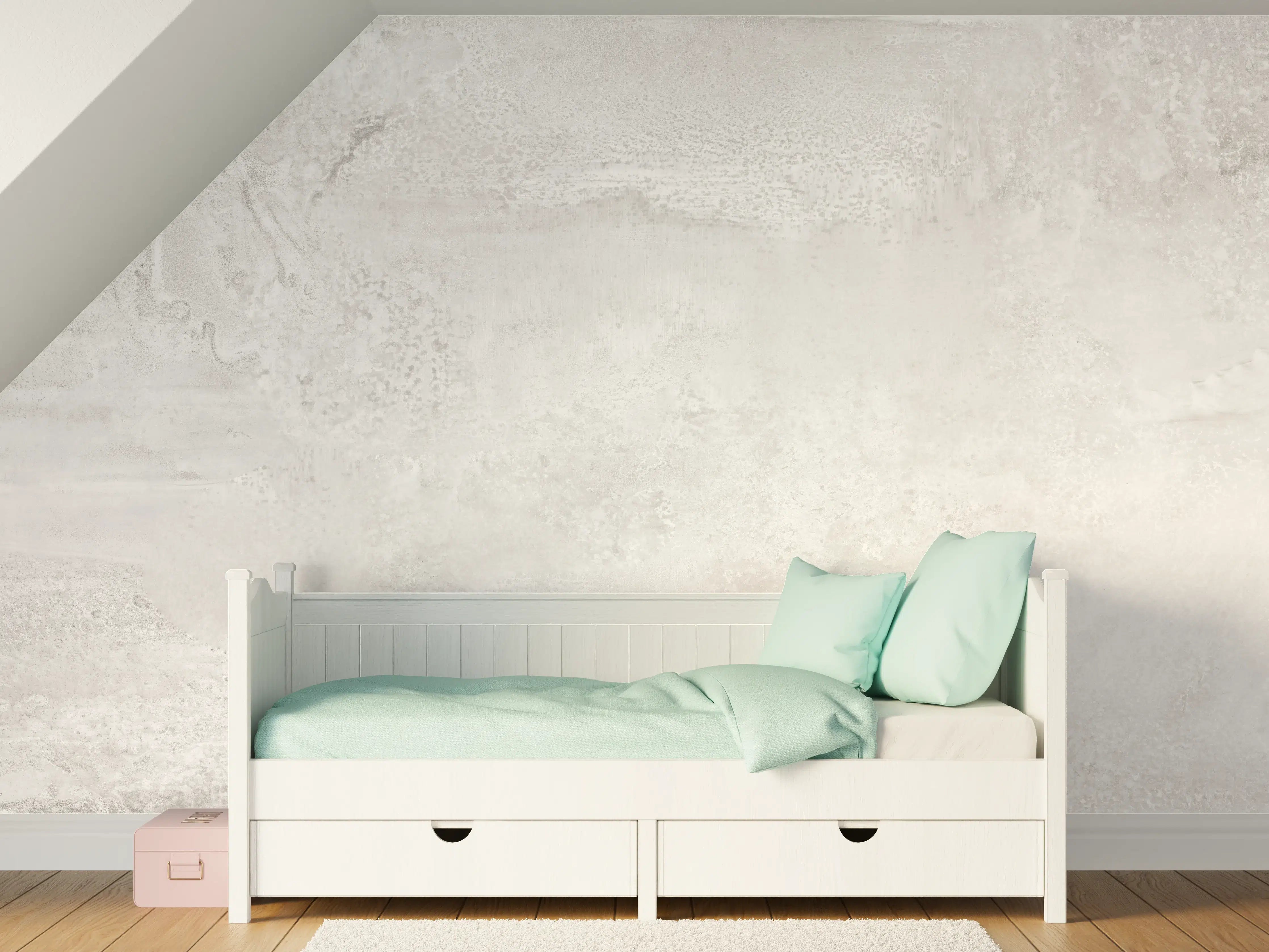 Kinderzimmer Wandgestaltung - Weißer Wandhintergrund