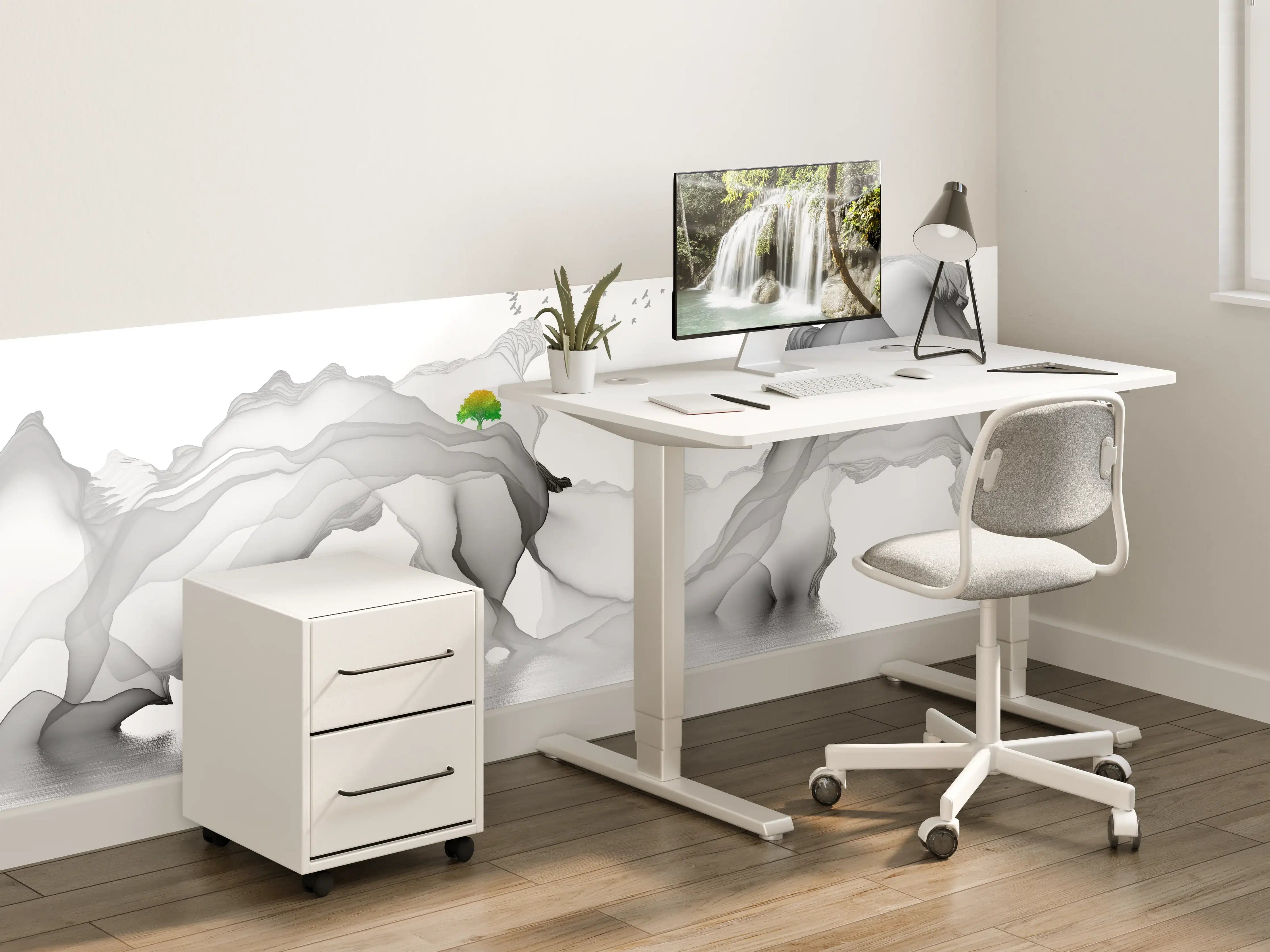 Kinderzimmer Wandgestaltung - Weißes Meer Gemälde