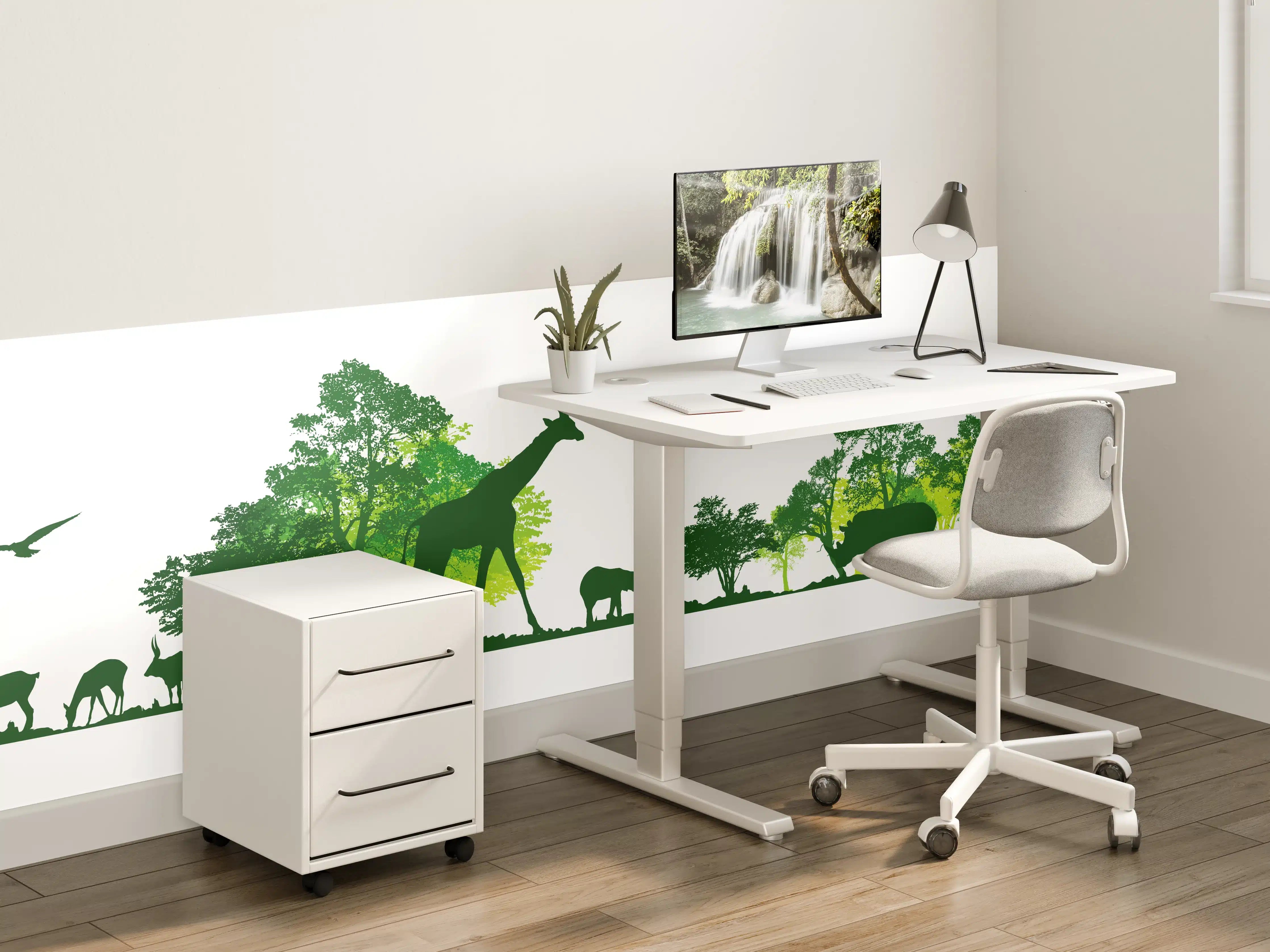 Kinderzimmer Wandgestaltung - Wilde Tiere