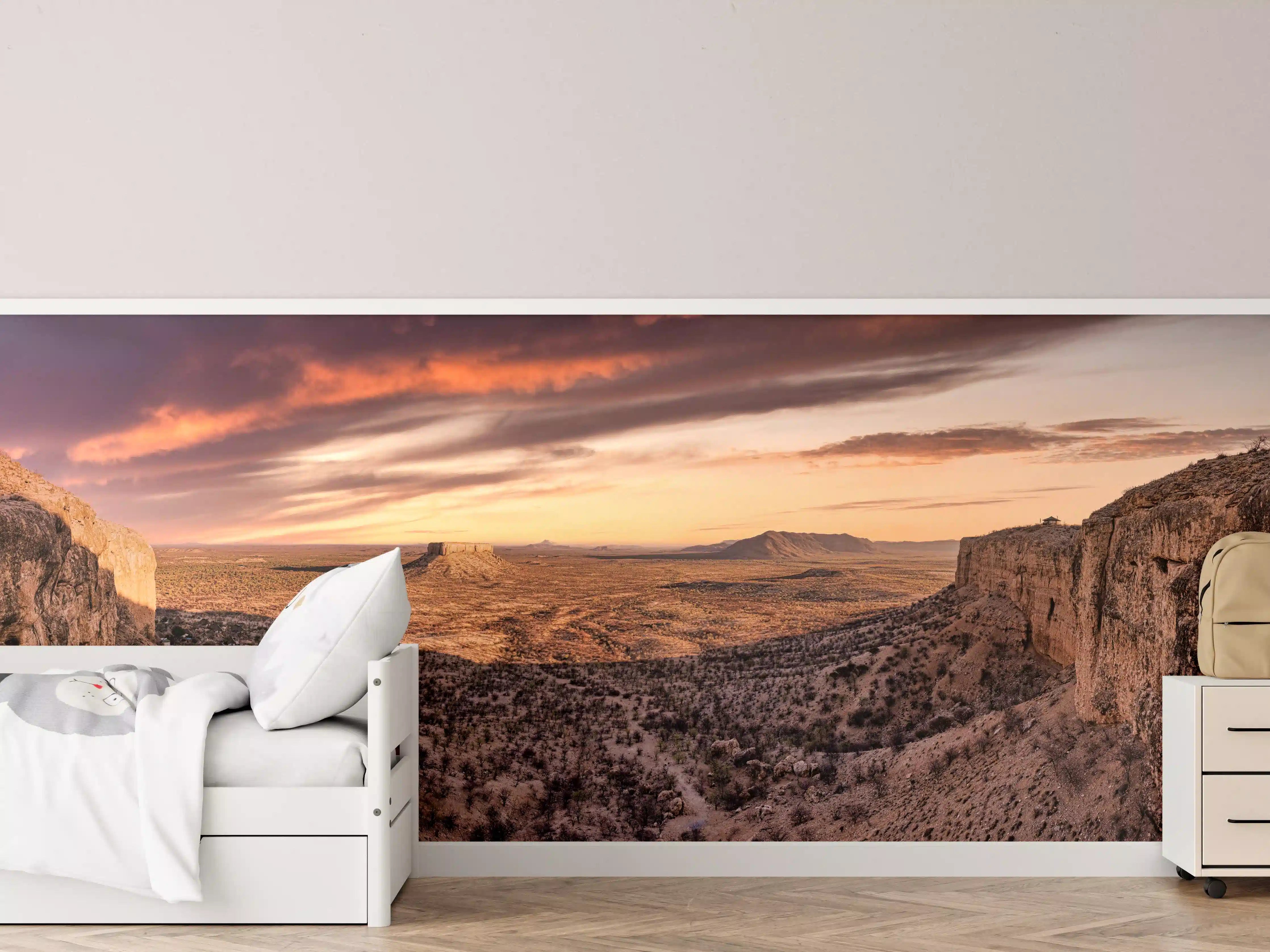 Kinderzimmer Wandgestaltung - Wüstenblick auf Vingerklip Lodge - Nambia Damaraland