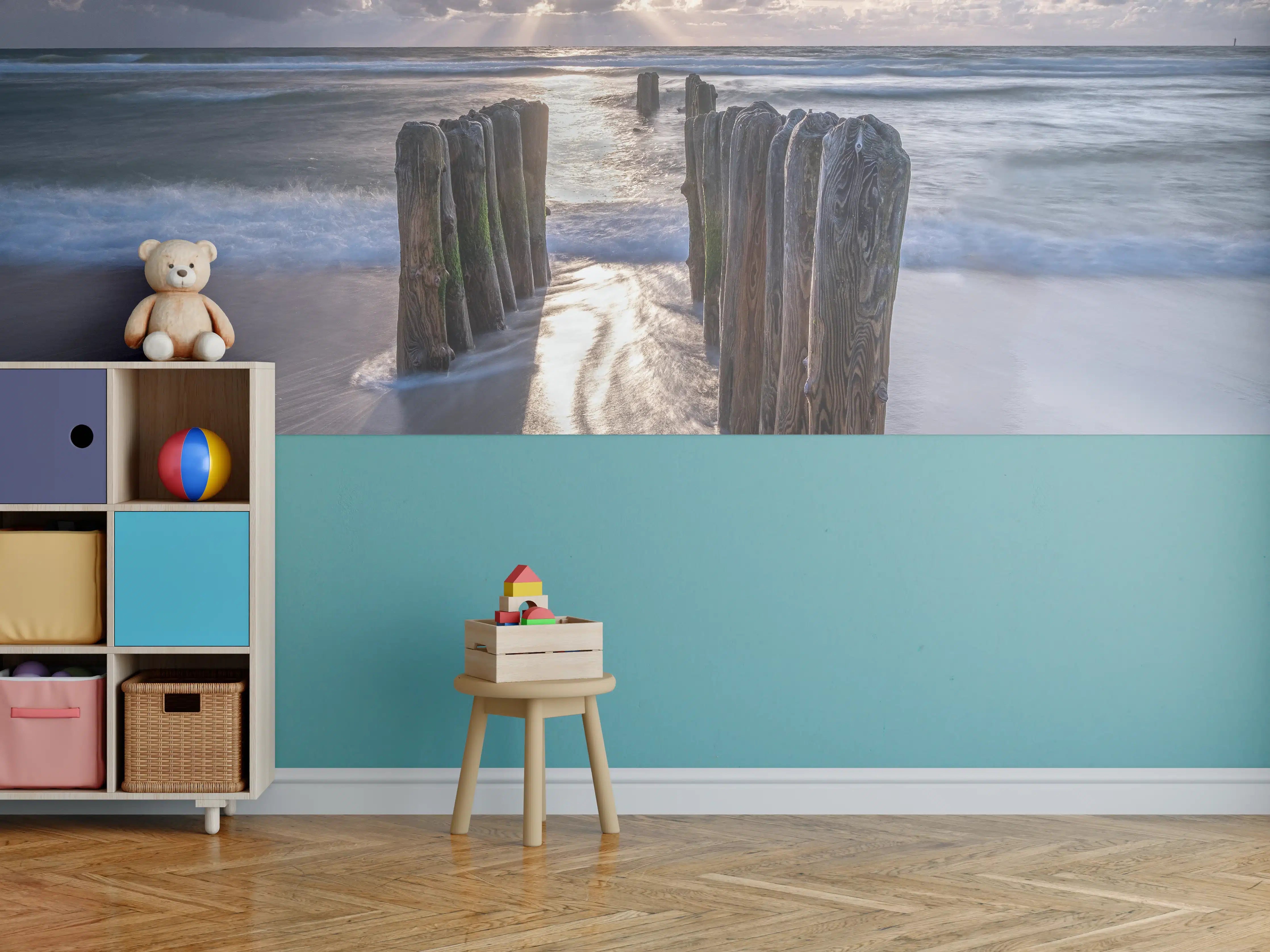 Kinderzimmer Wandgestaltung - Wunderschöne Buhnen auf Sylt