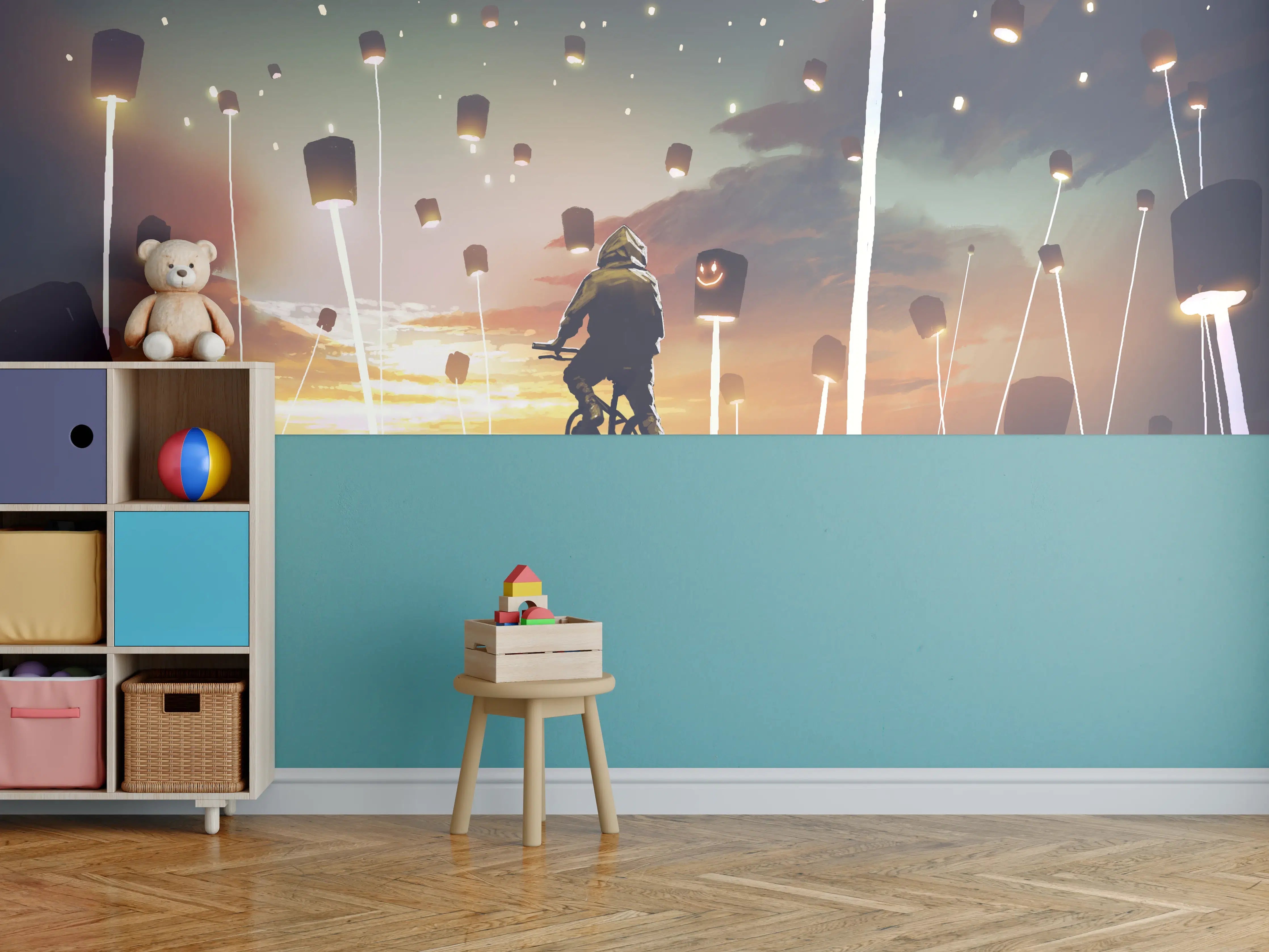 Kinderzimmer Wandgestaltung - Zauberhafte Laterne Lichterfest