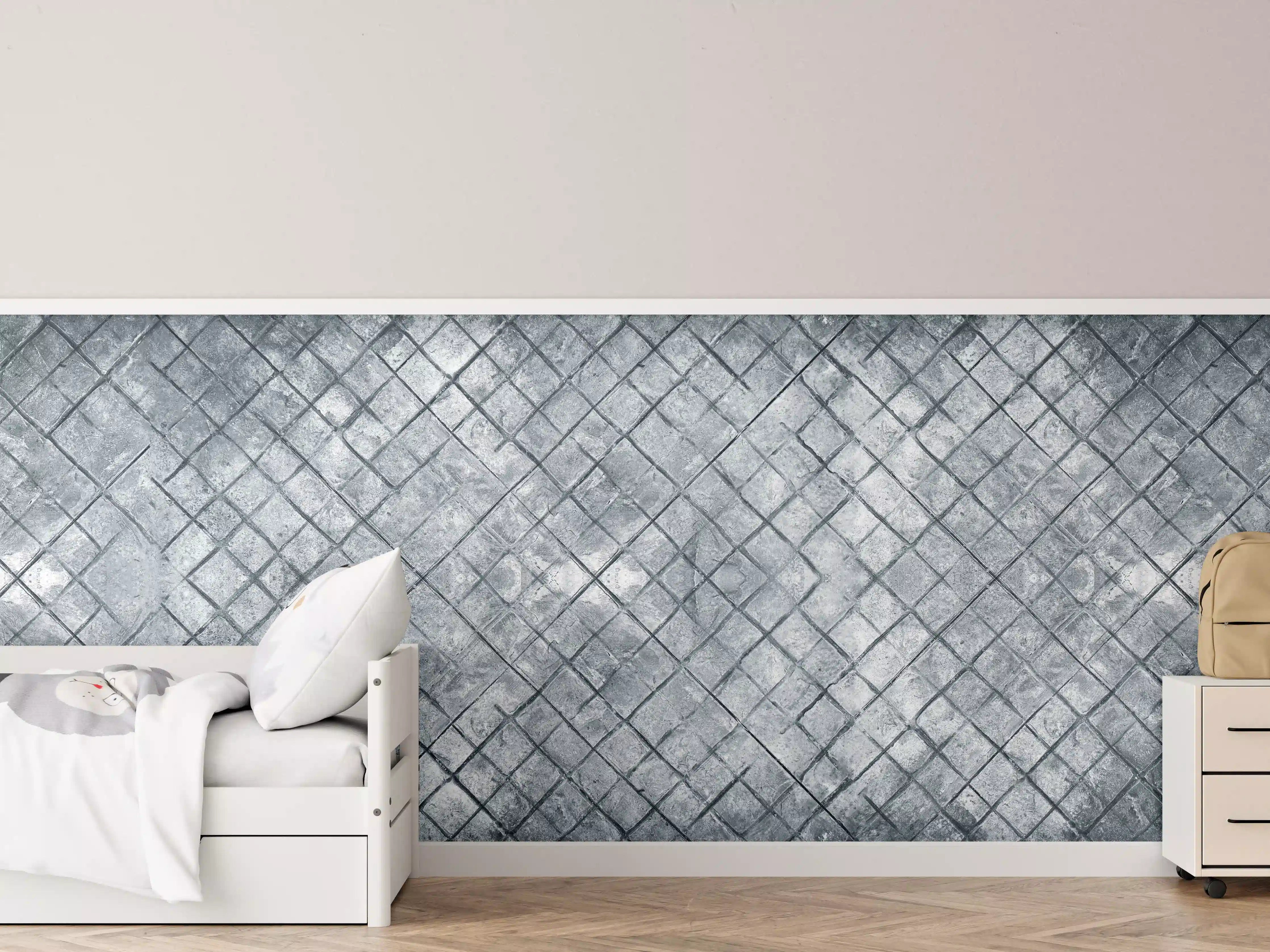 Kinderzimmer Wandgestaltung - Zement oberflächen Textur von Beton