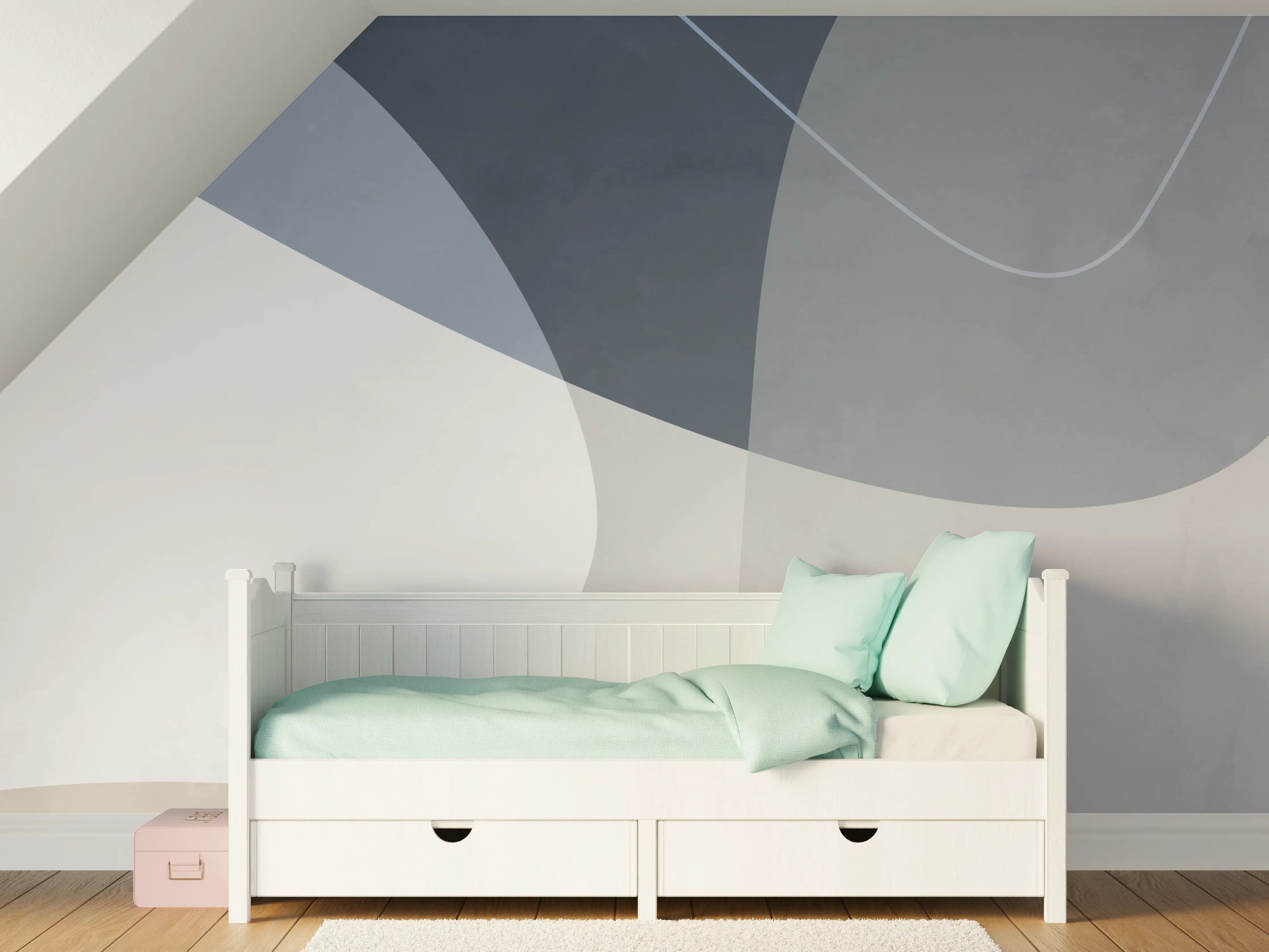 Kinderzimmer Wandgestaltung - "Modische Damen-Herbstjacke mit abnehmbarer Kapuze, wasserdicht"