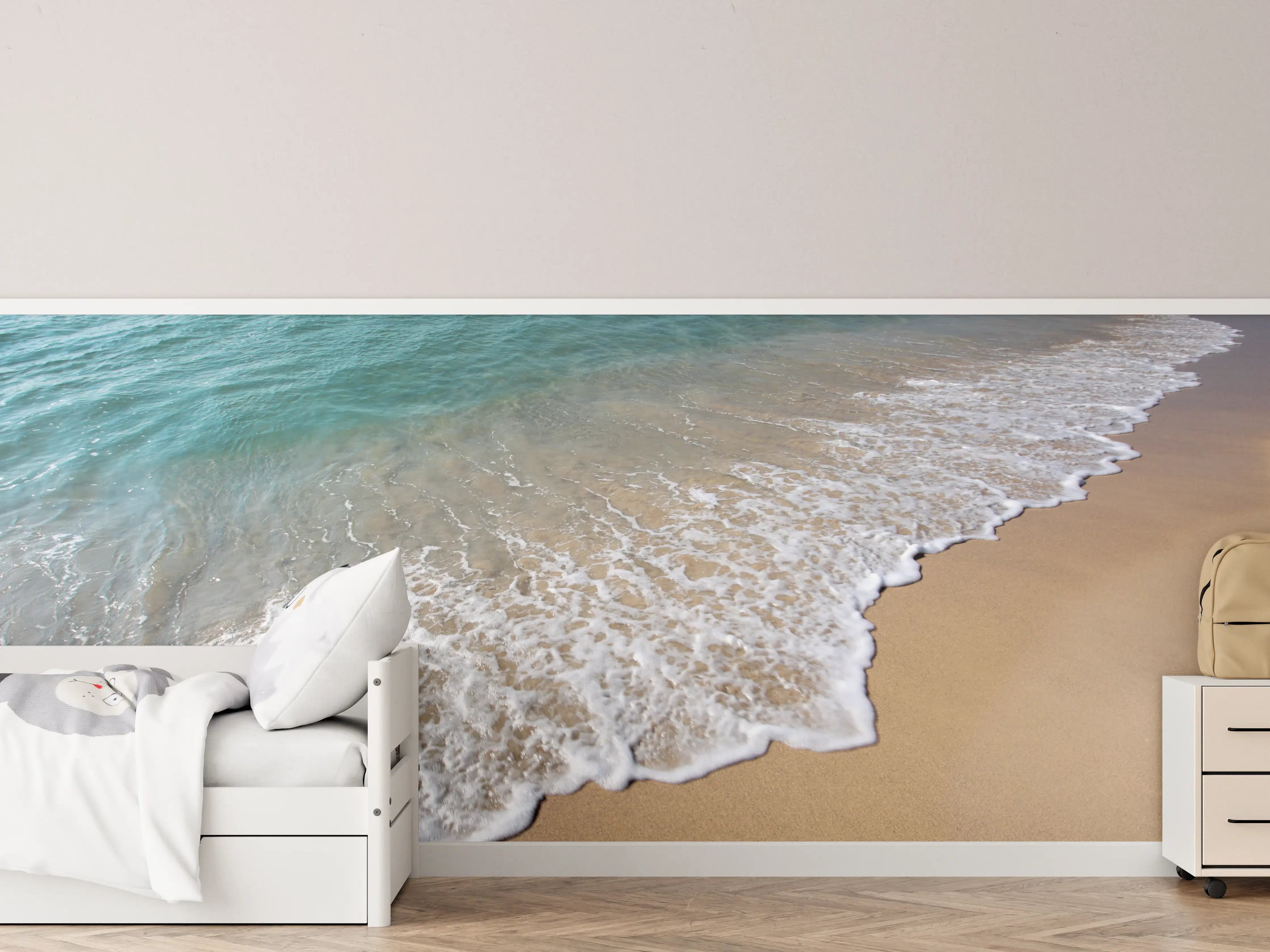 Kinderzimmer Wandgestaltung - friedlicher Strand in Grieschenland