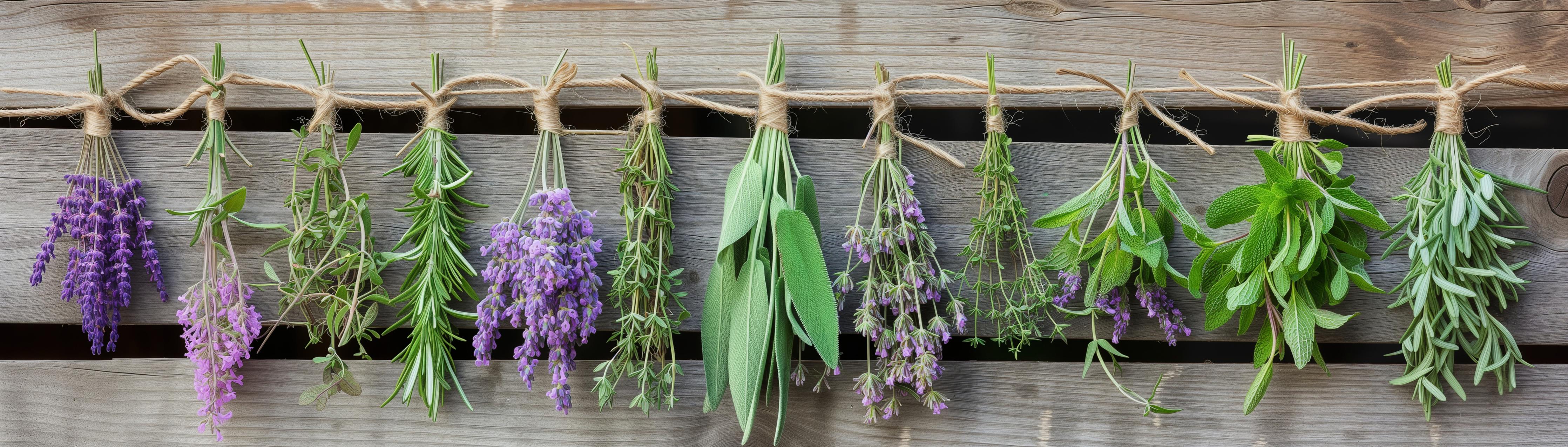 Küchenrückwand-Aromatische Küchenkräuter im Panoramaformat