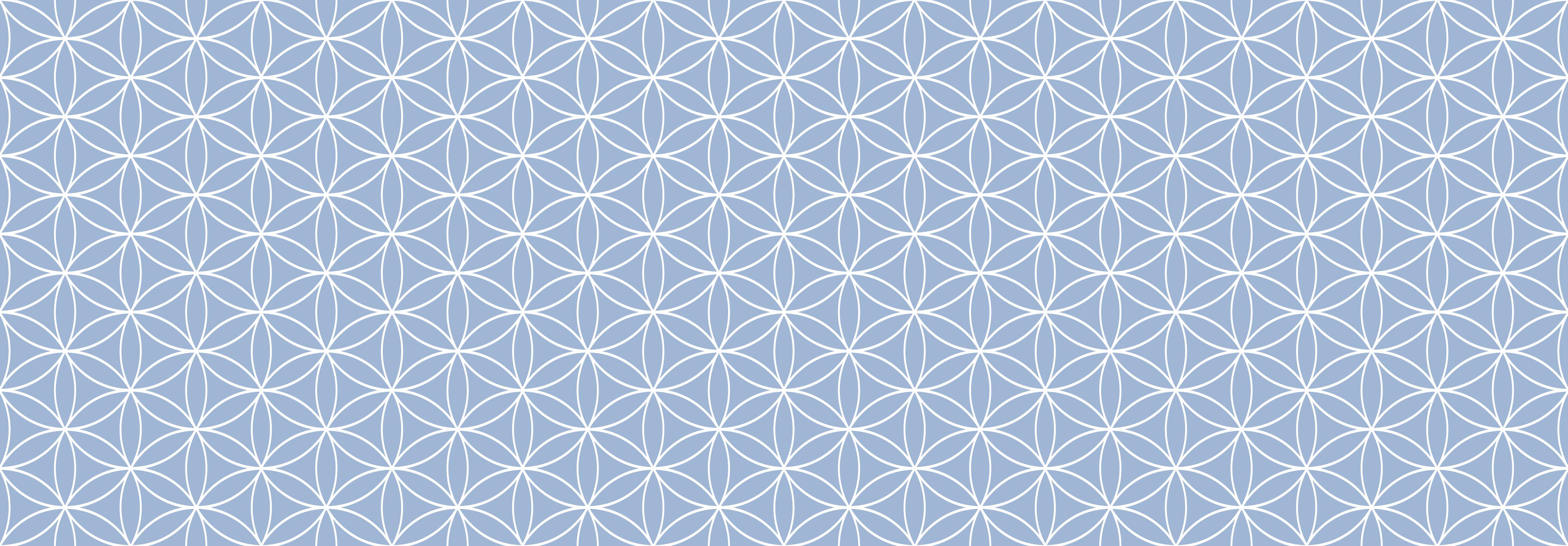 Küchenrückwand-Geometrica Fiori Ceruleo