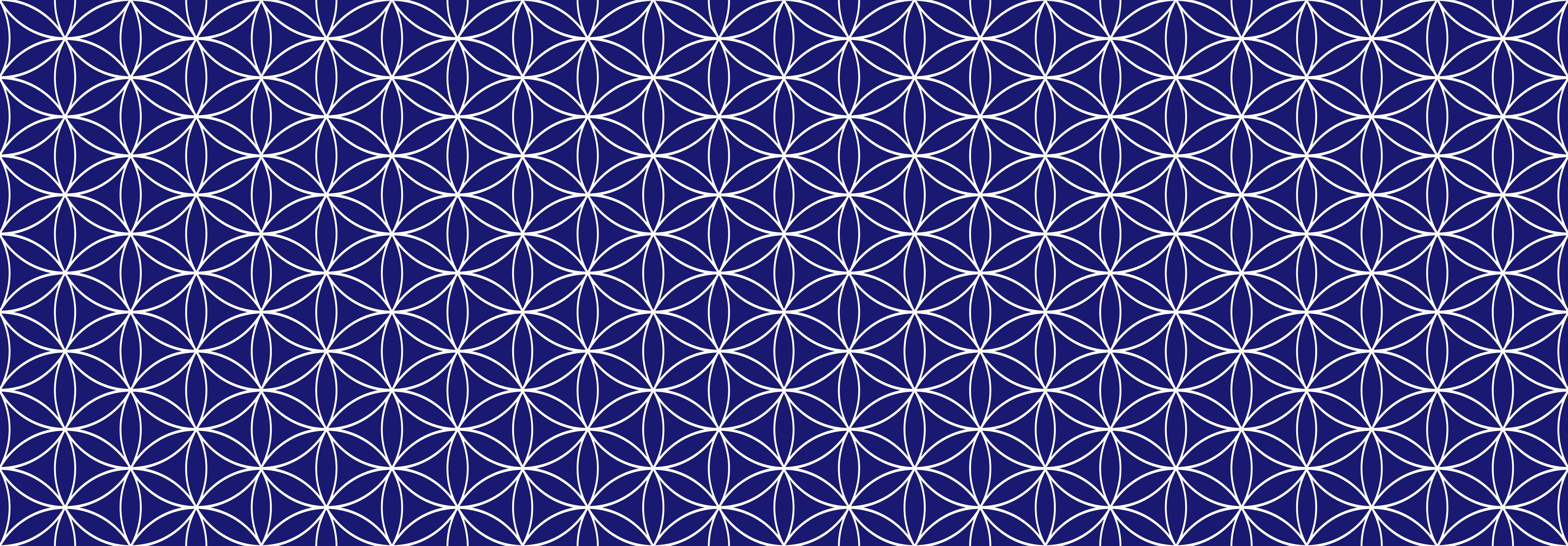 Küchenrückwand-Geometrica Fiori Zaffiro