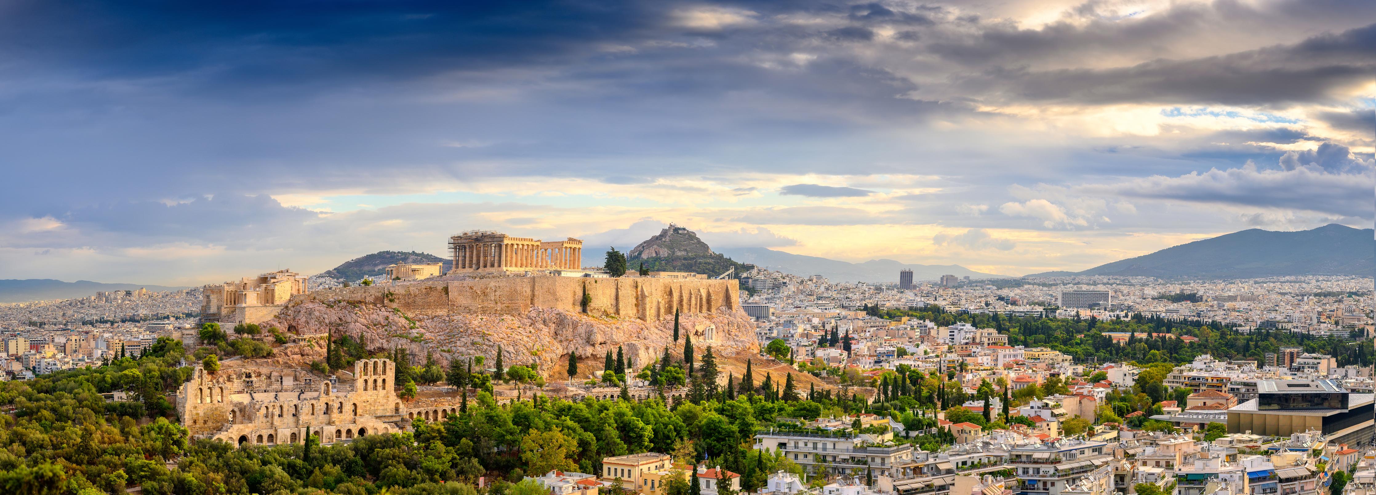 Küchenrückwand-Akropolis Athen Panorama