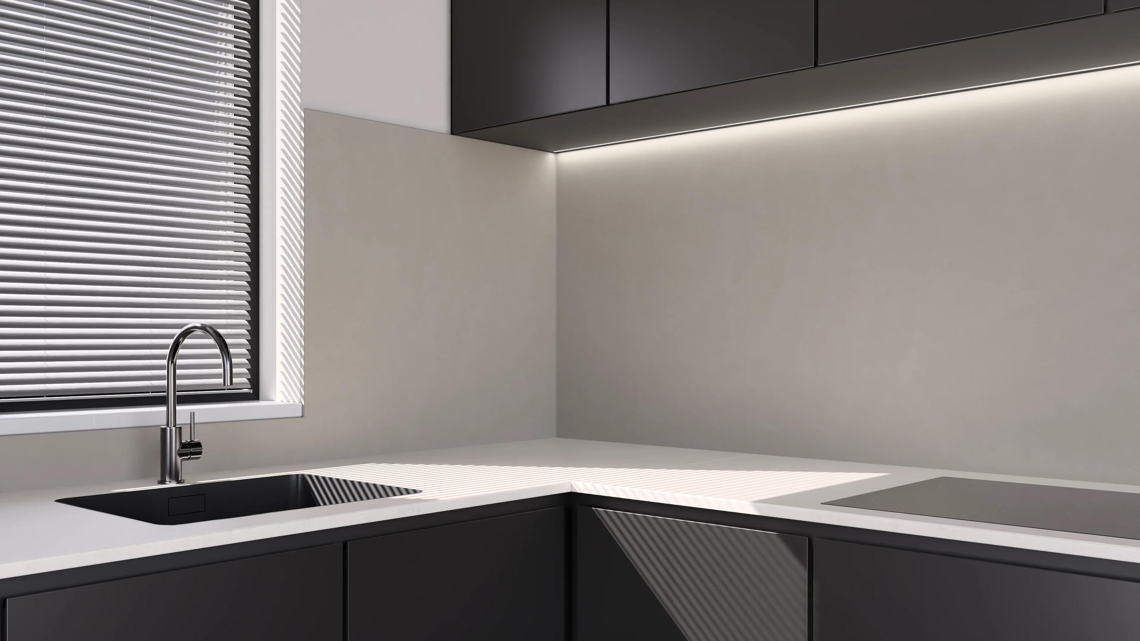 Küchenrückwand - Anthrazite Grey