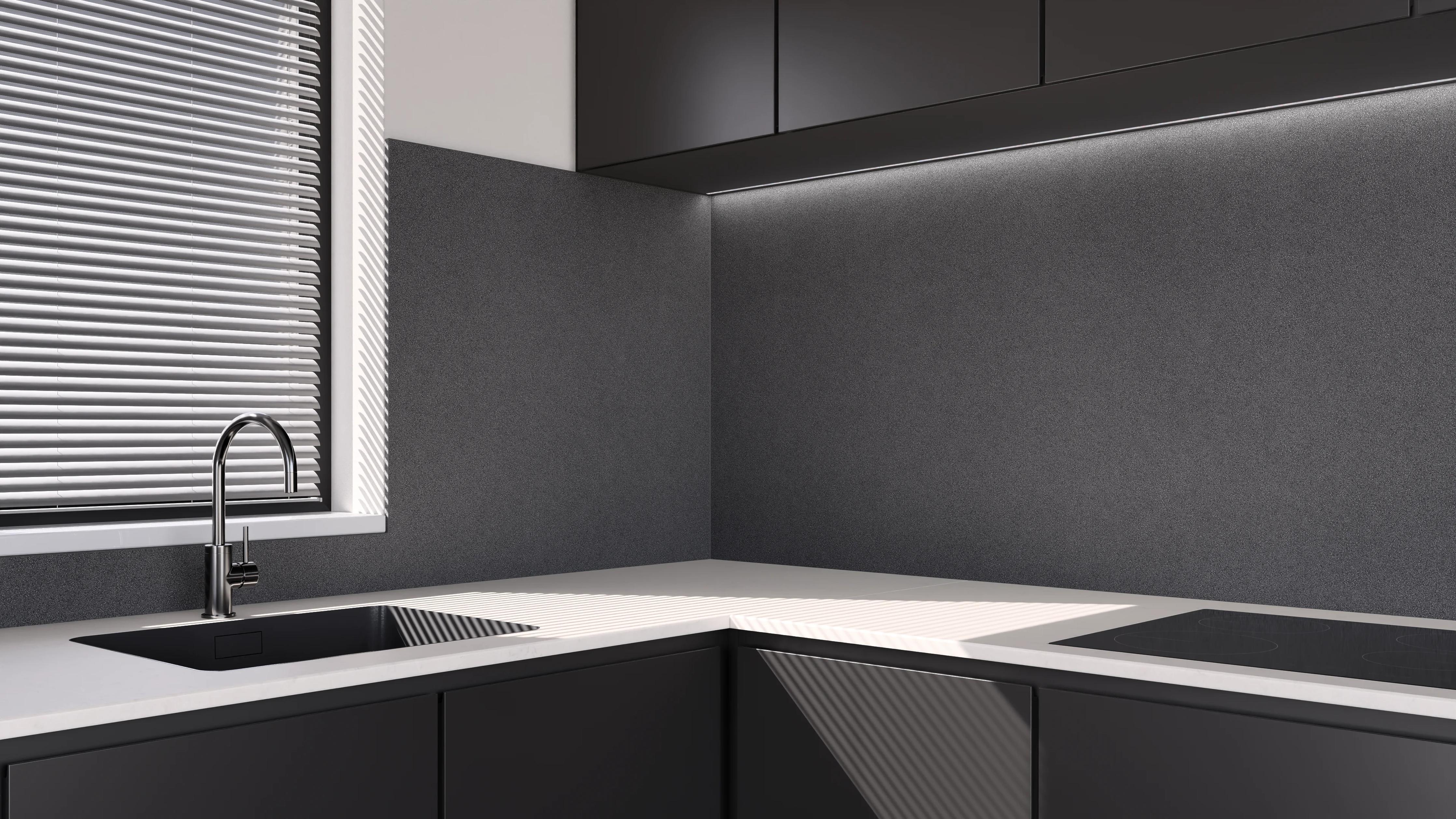 Küchenrückwand - Blackness Luxury