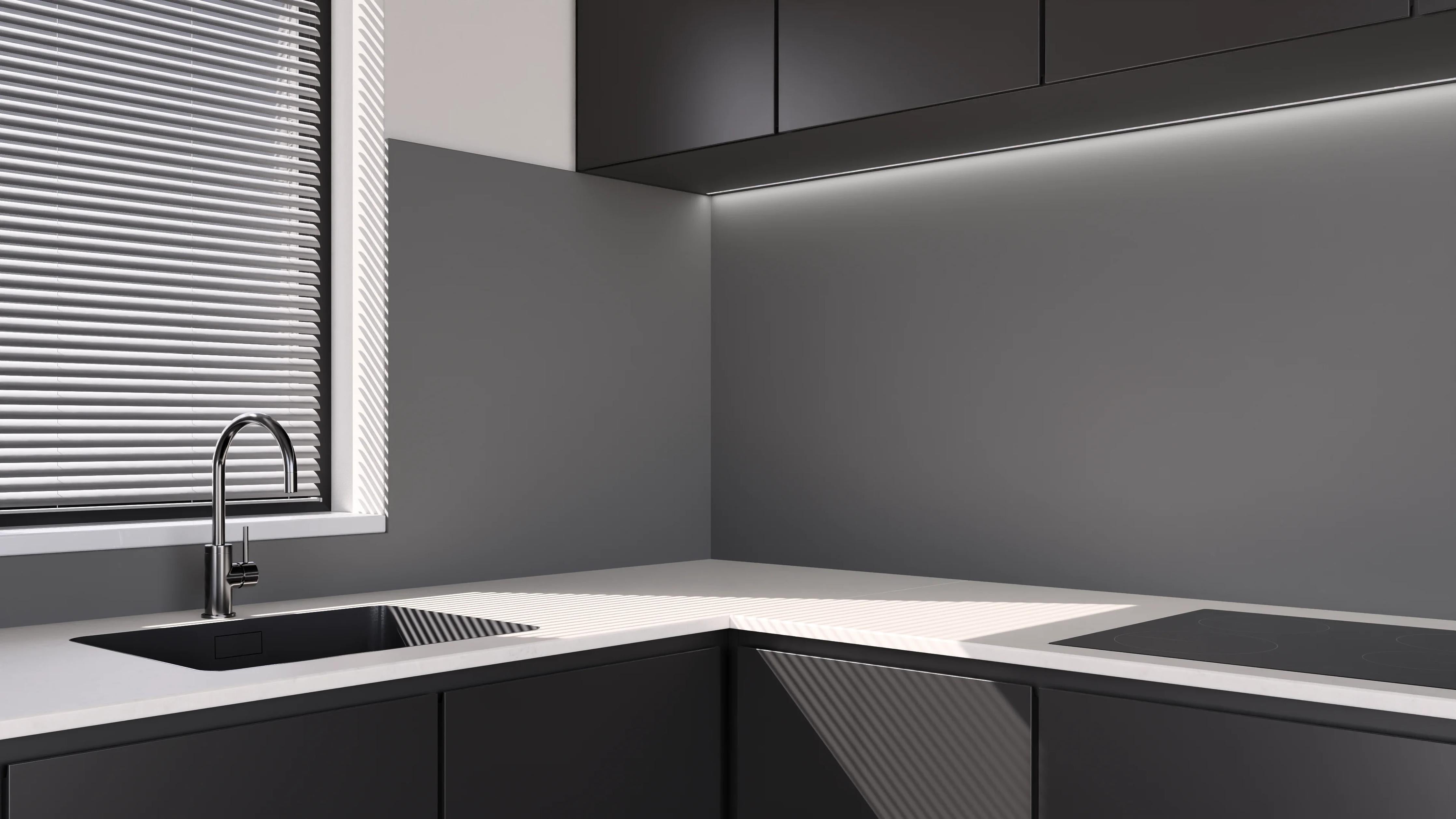 Küchenrückwand - Grey Luxury