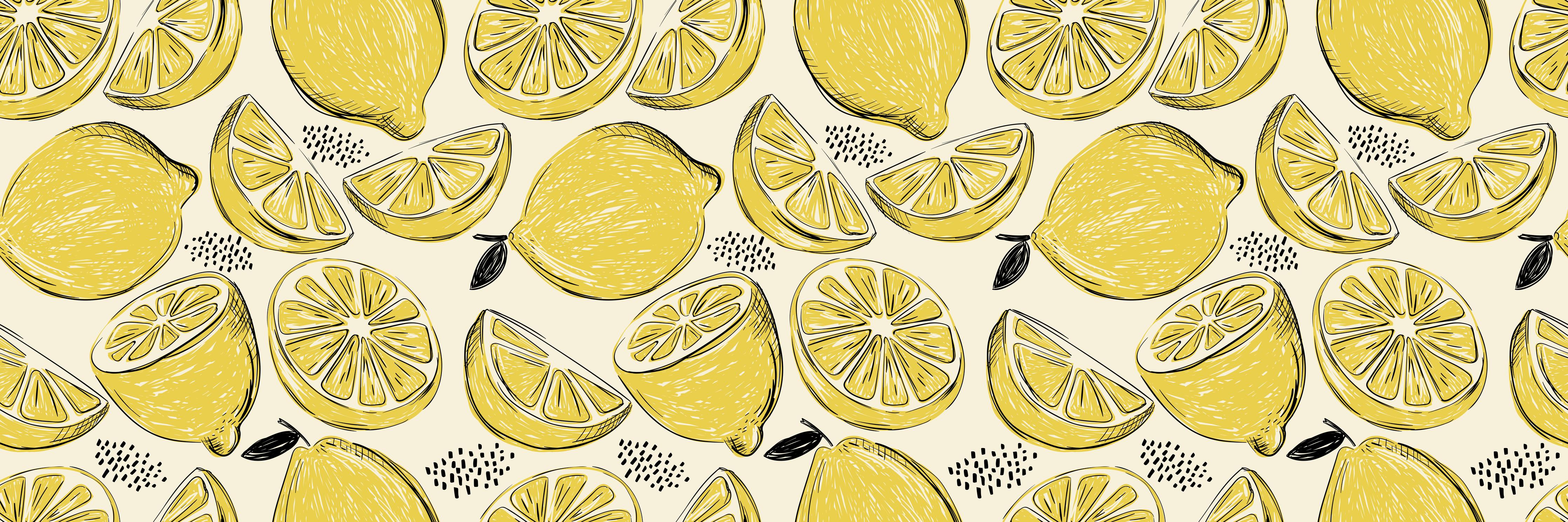 Küchenrückwand-Italienisches Zitronen-Muster Gelb