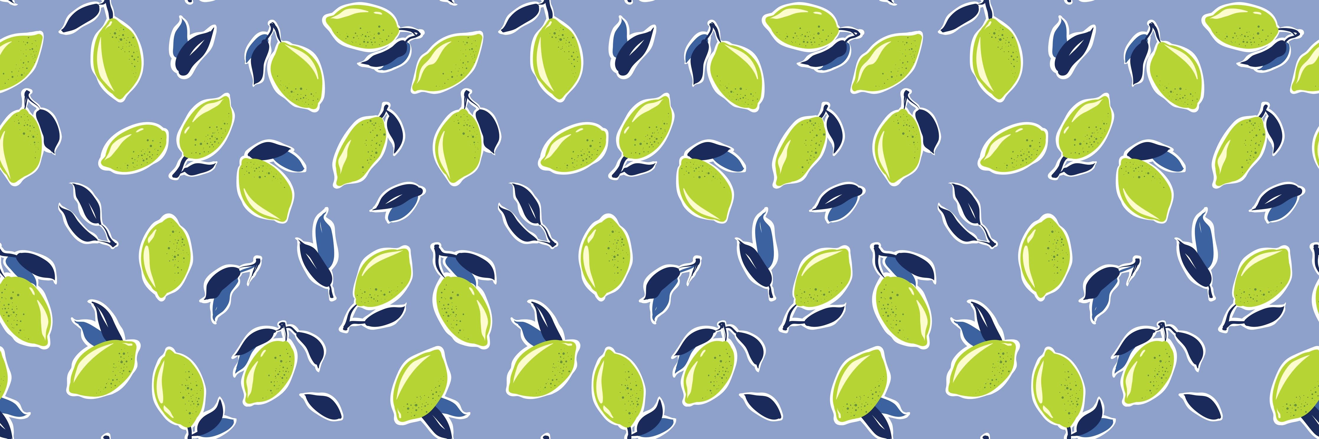 Küchenrückwand-Lime Drops Zitrus-Muster