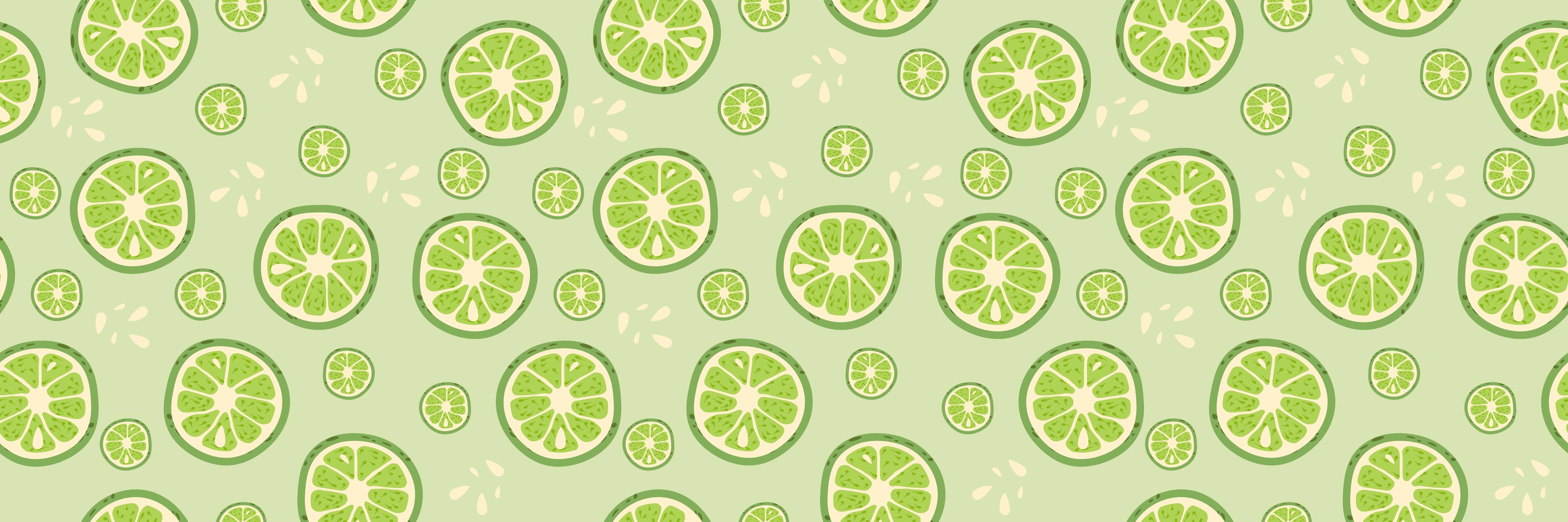 Küchenrückwand-Limetten-Muster Frisches Grün